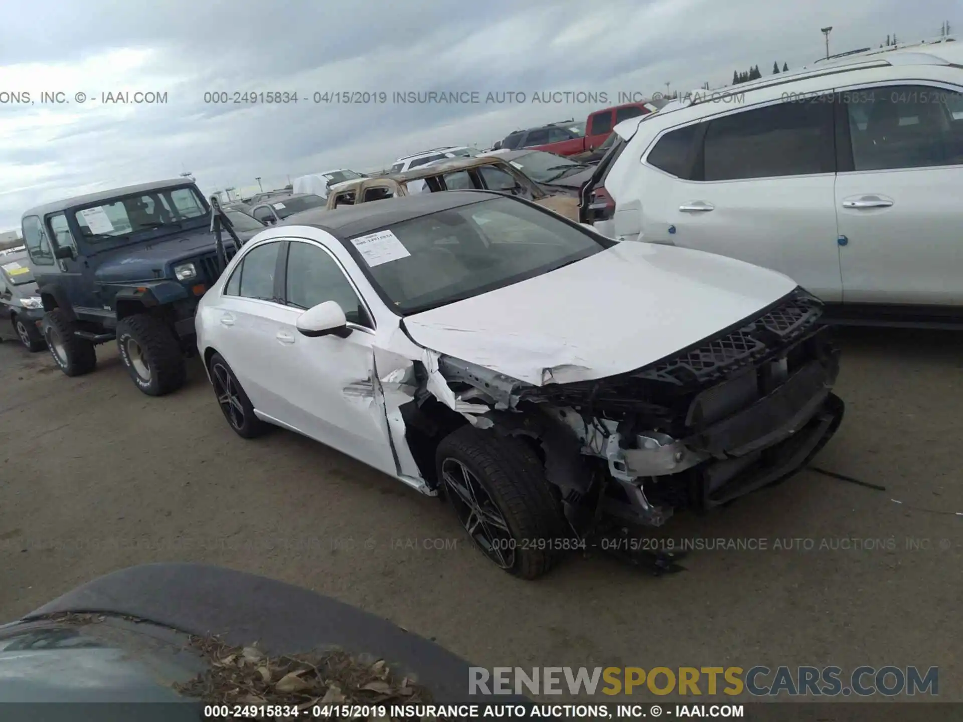 1 Photograph of a damaged car WDD3G4EB7KW006135 MERCEDES-BENZ A 2019