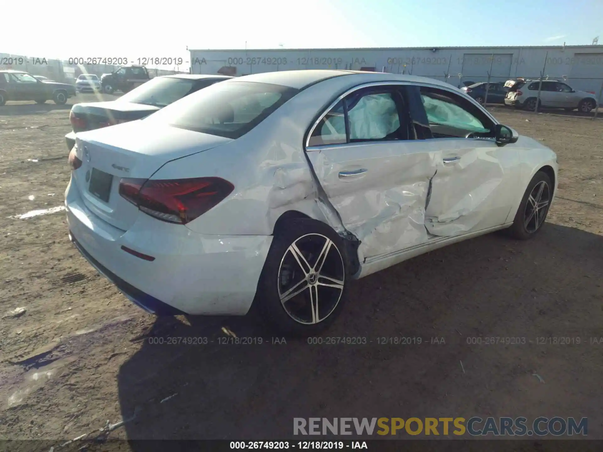 4 Photograph of a damaged car WDD3G4FB0KW010493 MERCEDES-BENZ A 2019