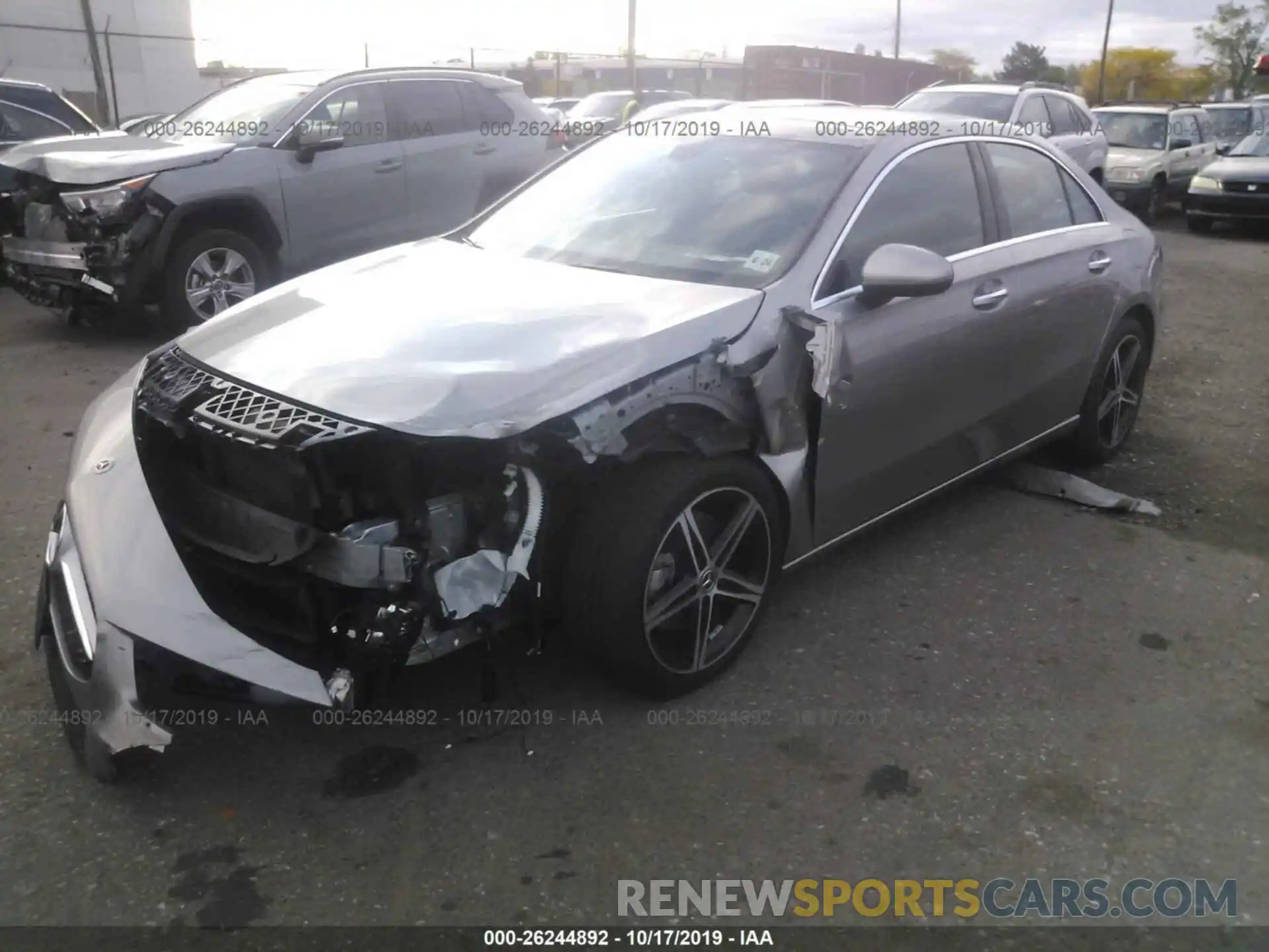 2 Photograph of a damaged car WDD3G4FB2KW019745 MERCEDES-BENZ A 2019