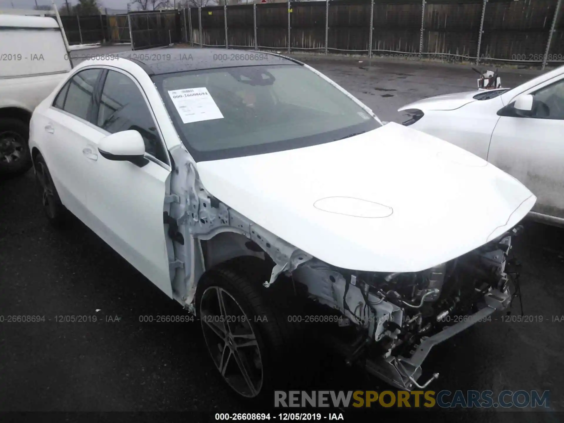 1 Photograph of a damaged car WDD3G4FB7KW000835 MERCEDES-BENZ A 2019