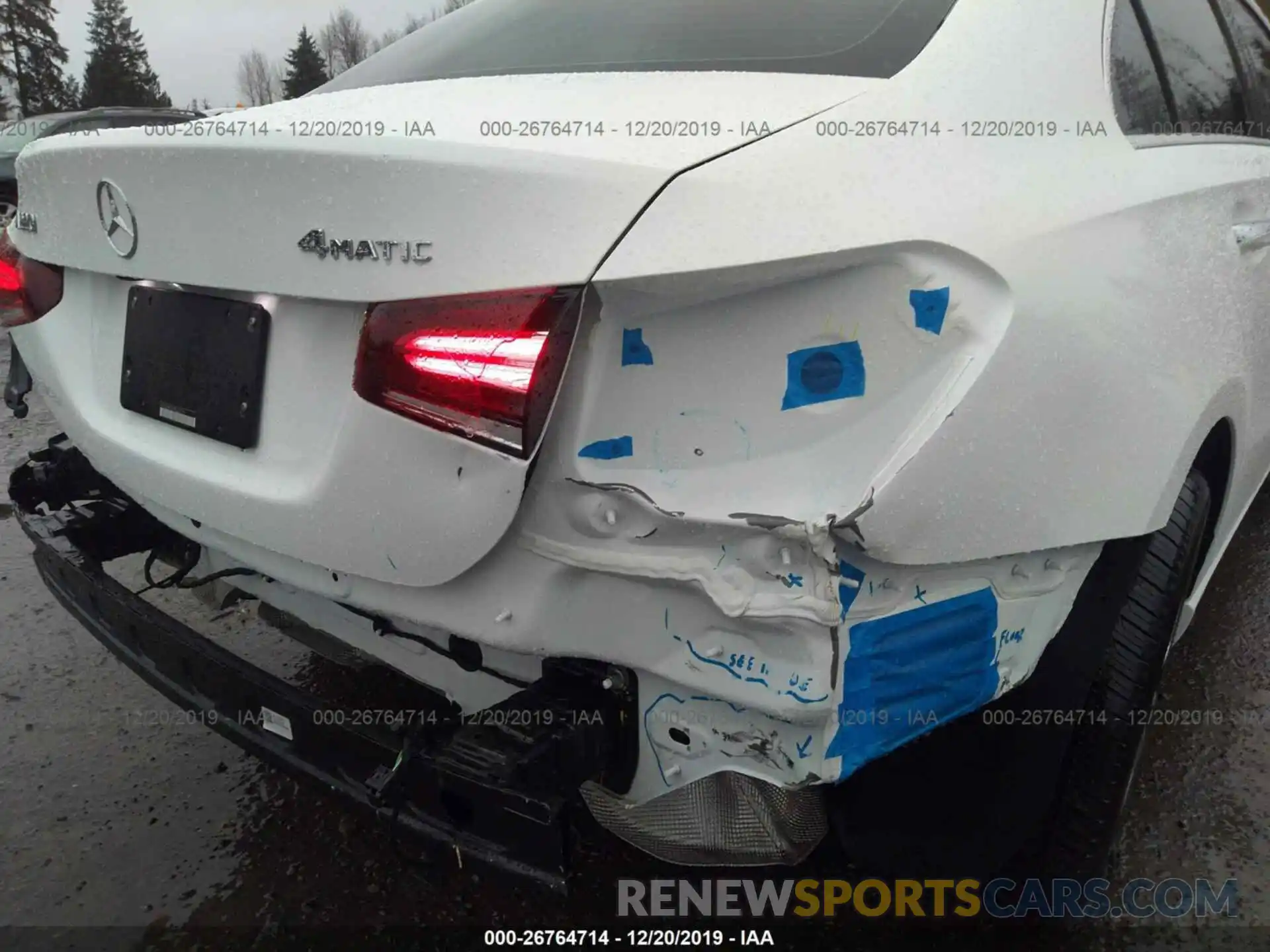 6 Photograph of a damaged car WDD3G4FB8KW002514 MERCEDES-BENZ A 2019