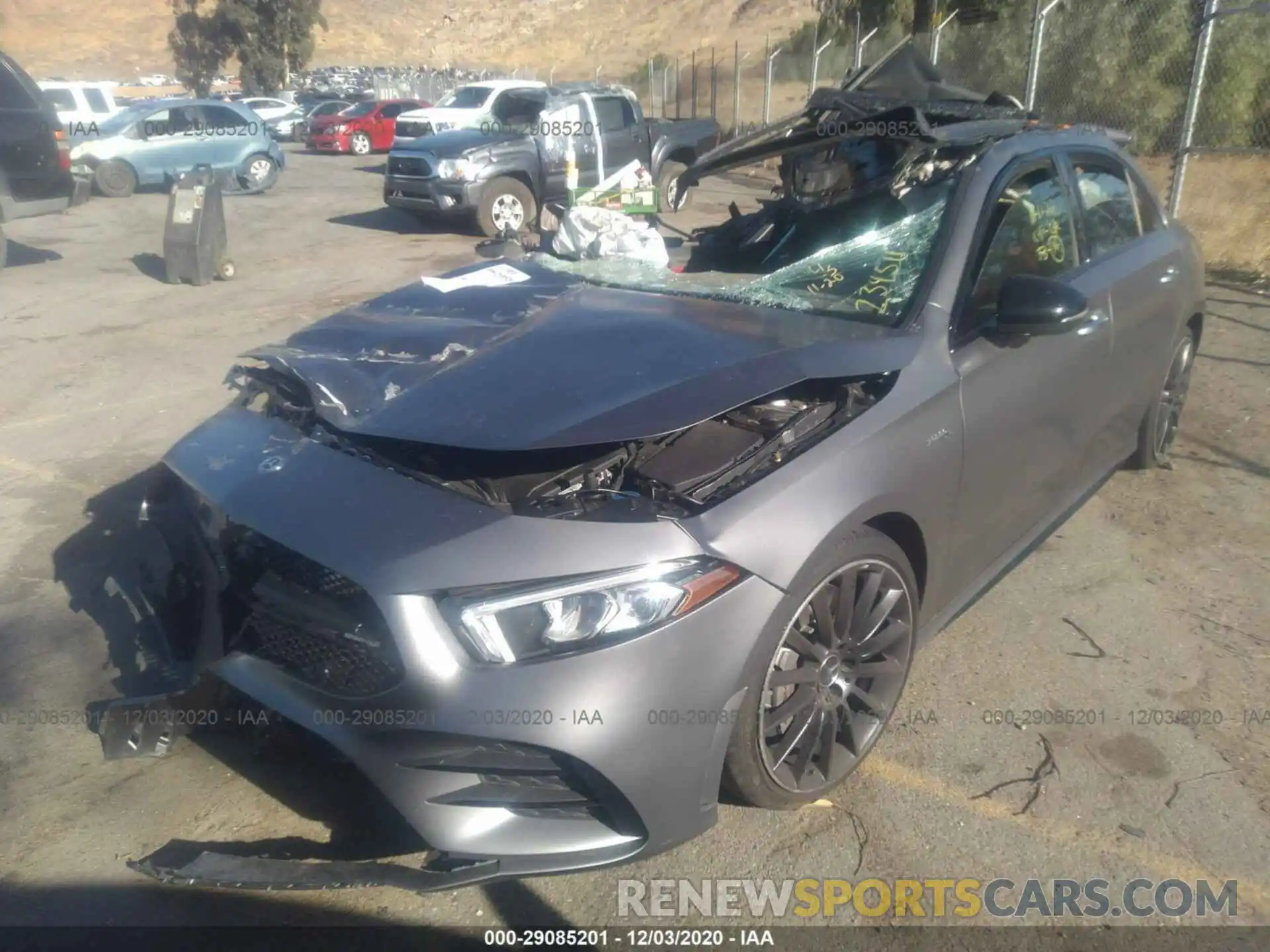 2 Photograph of a damaged car W1K3G5BB8LJ234511 MERCEDES-BENZ A 2020