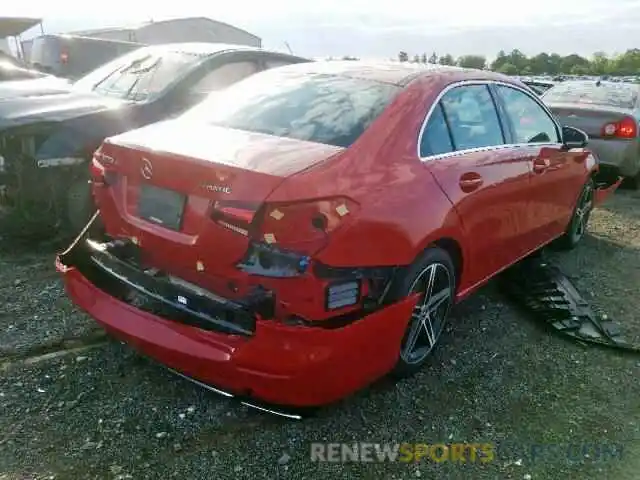 4 Photograph of a damaged car WDD3G4FB6KW018999 MERCEDES-BENZ A 220 2019