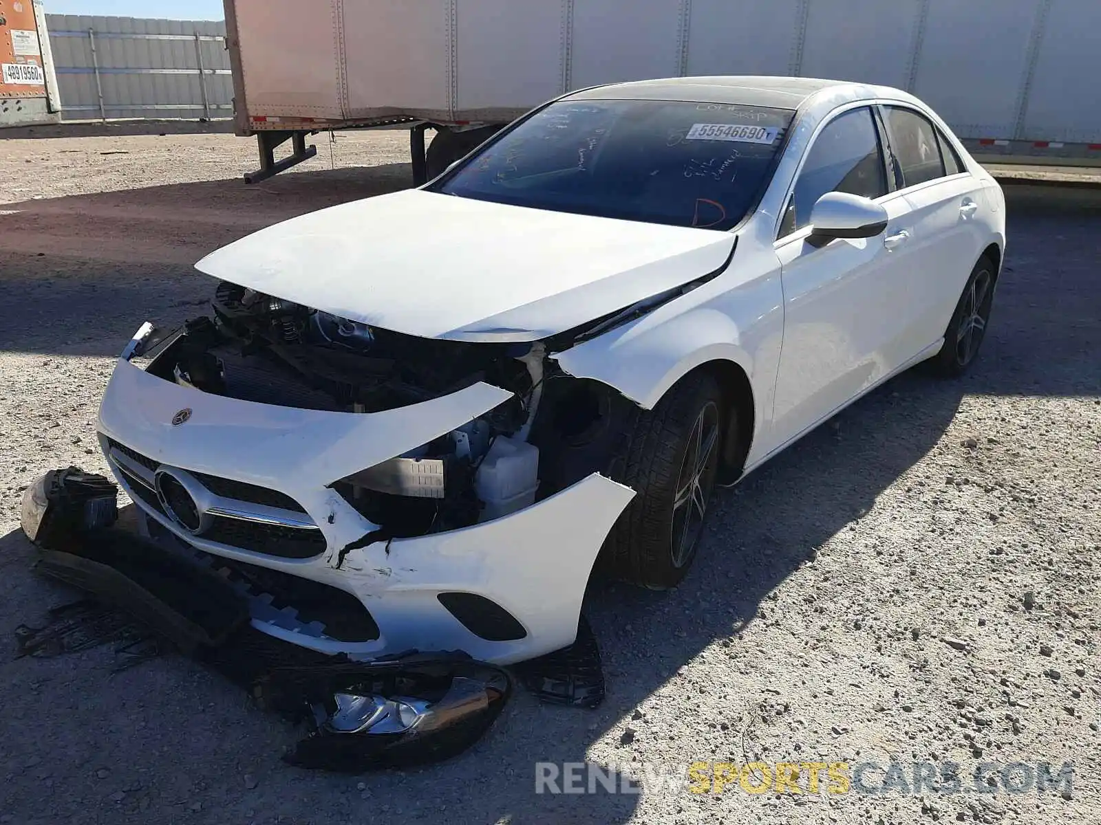 2 Photograph of a damaged car W1K3G4EB9LJ238055 MERCEDES-BENZ A 220 2020