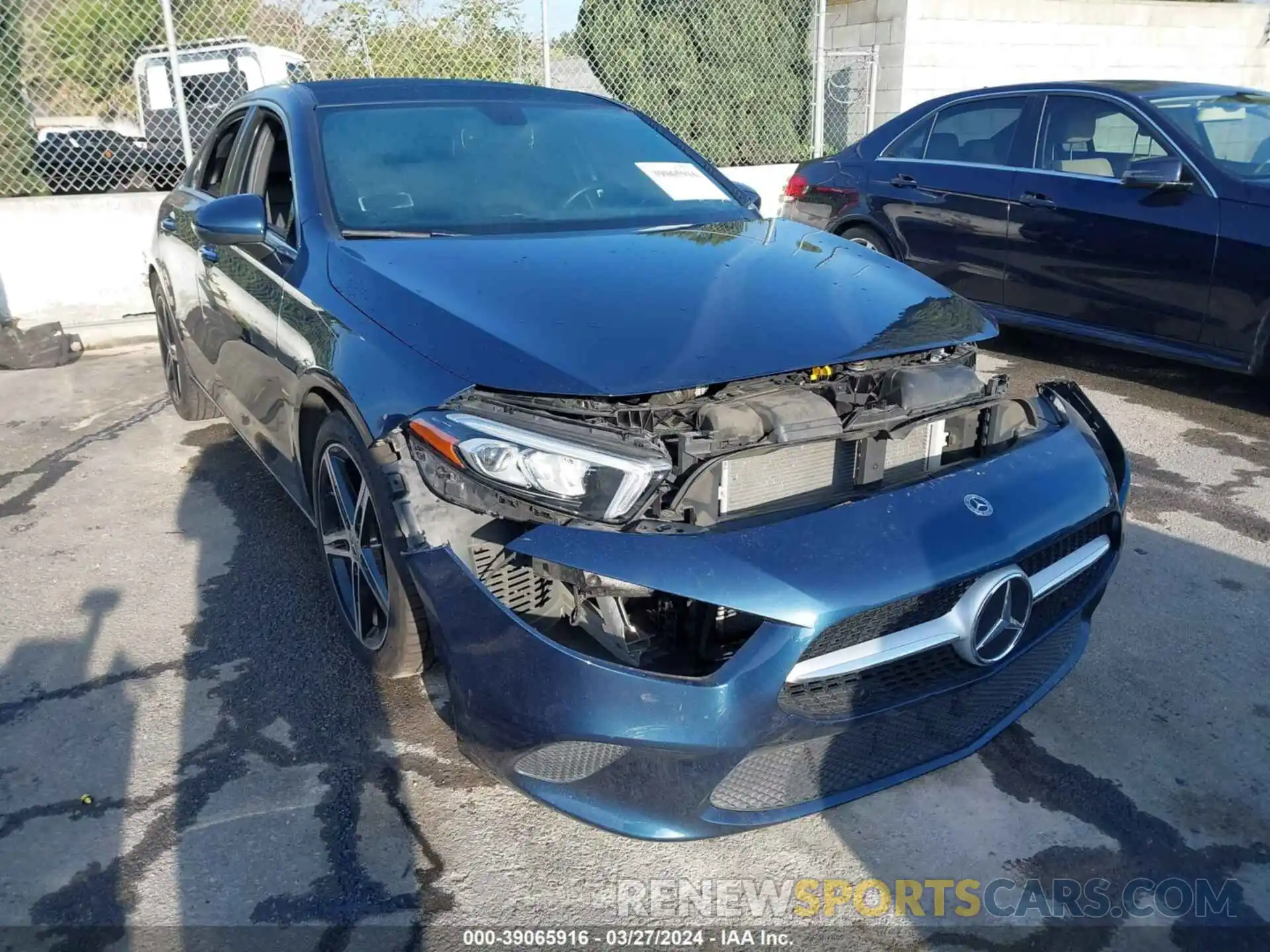 1 Photograph of a damaged car W1K3G4EB8MJ296739 MERCEDES-BENZ A 220 2021