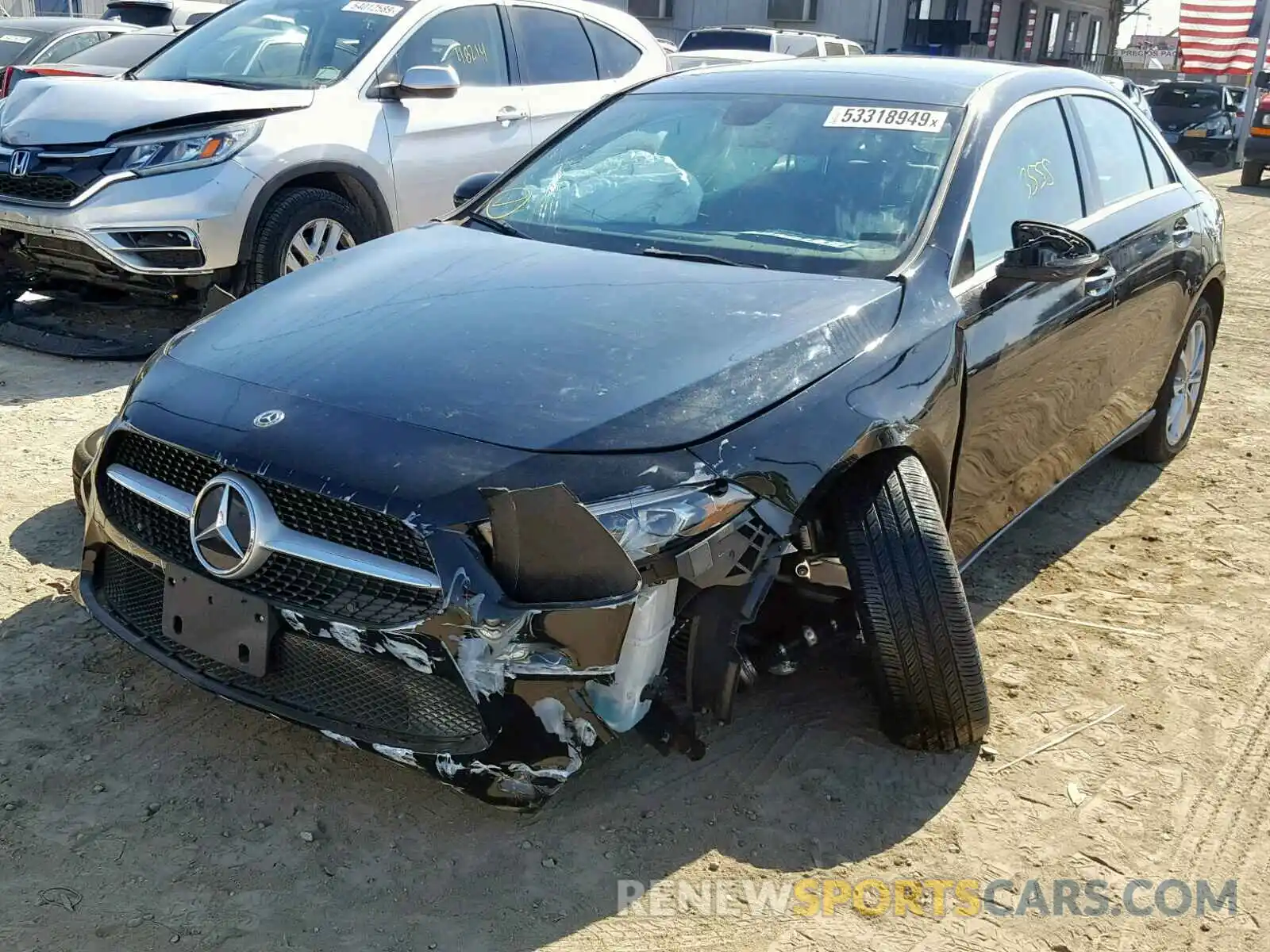 2 Фотография поврежденного автомобиля WDD3G4EB2KW025935 MERCEDES-BENZ A 220 4MAT 2019