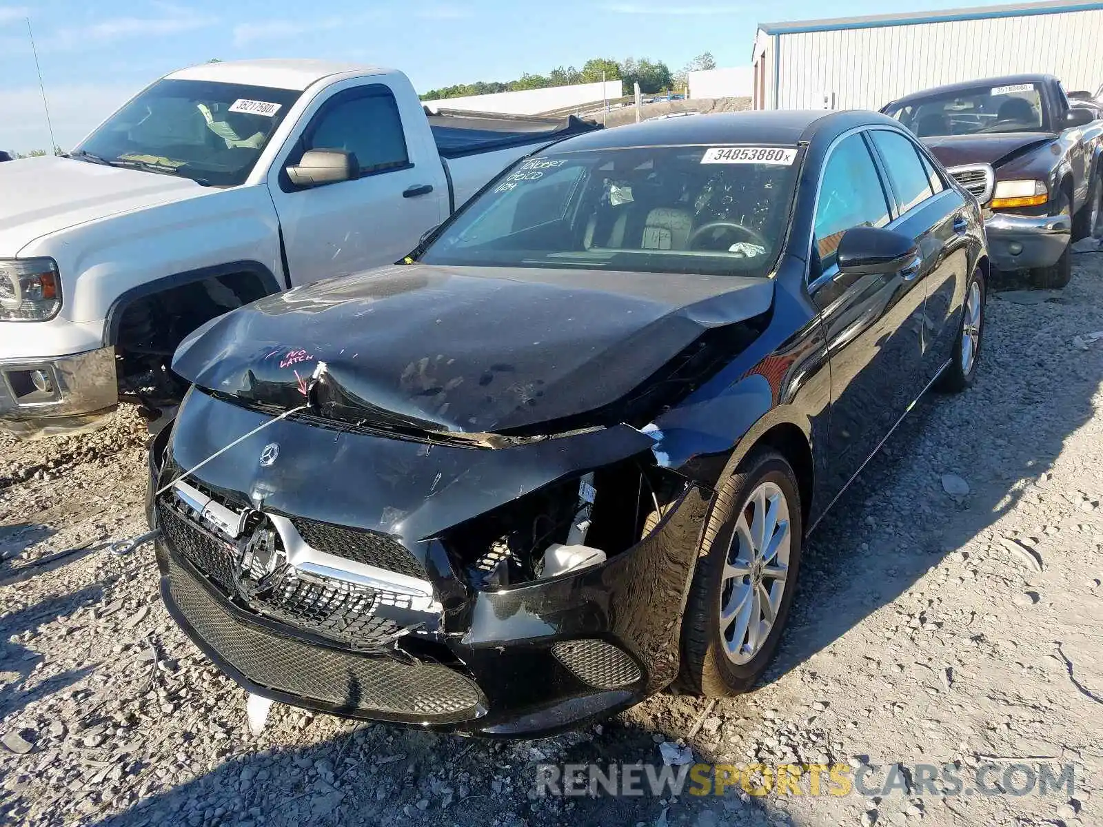 2 Photograph of a damaged car WDD3G4EB6KW001542 MERCEDES-BENZ A 220 4MAT 2019