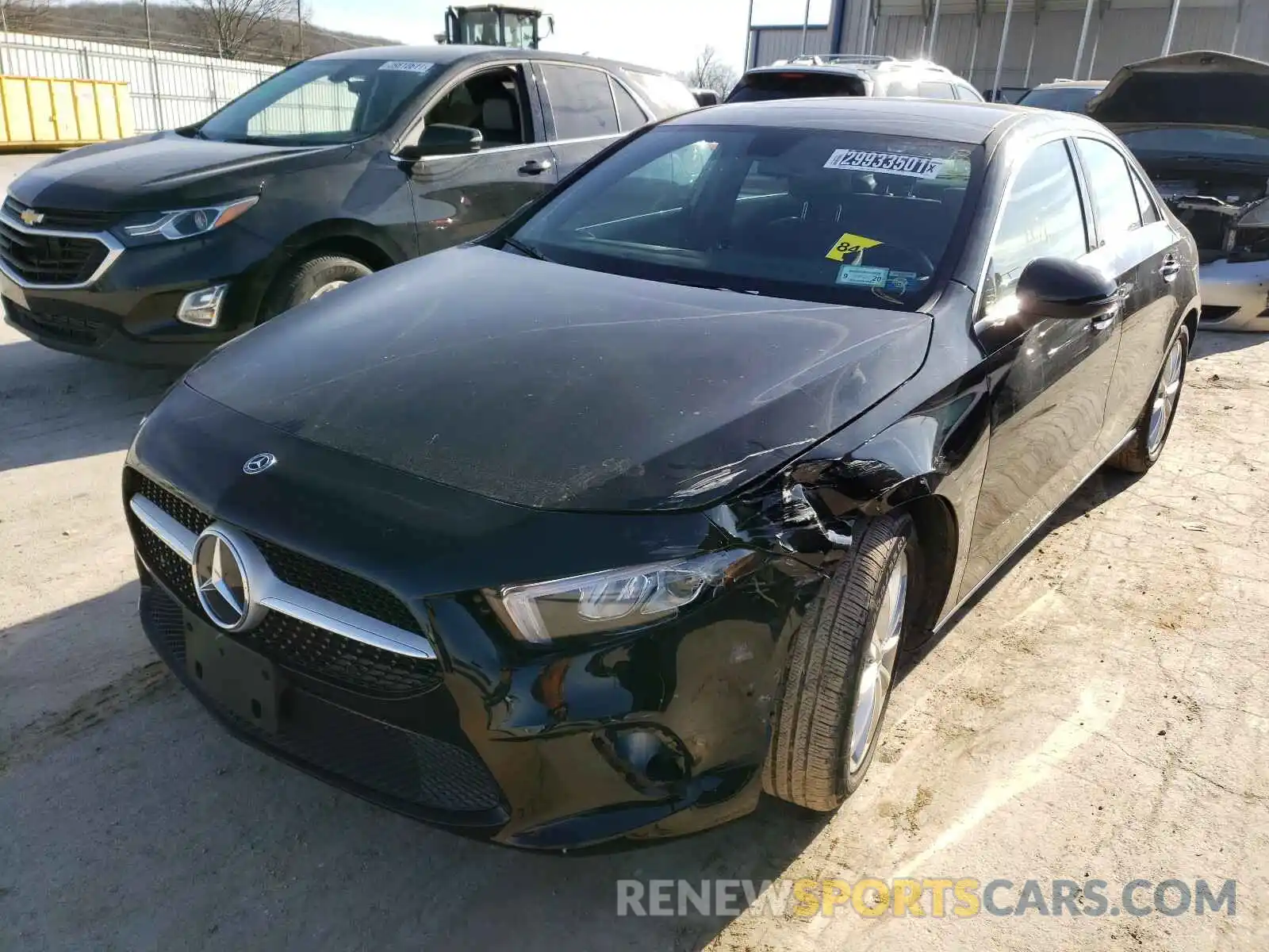 2 Photograph of a damaged car W1K3G4FB6LW047310 MERCEDES-BENZ A 220 4MAT 2020