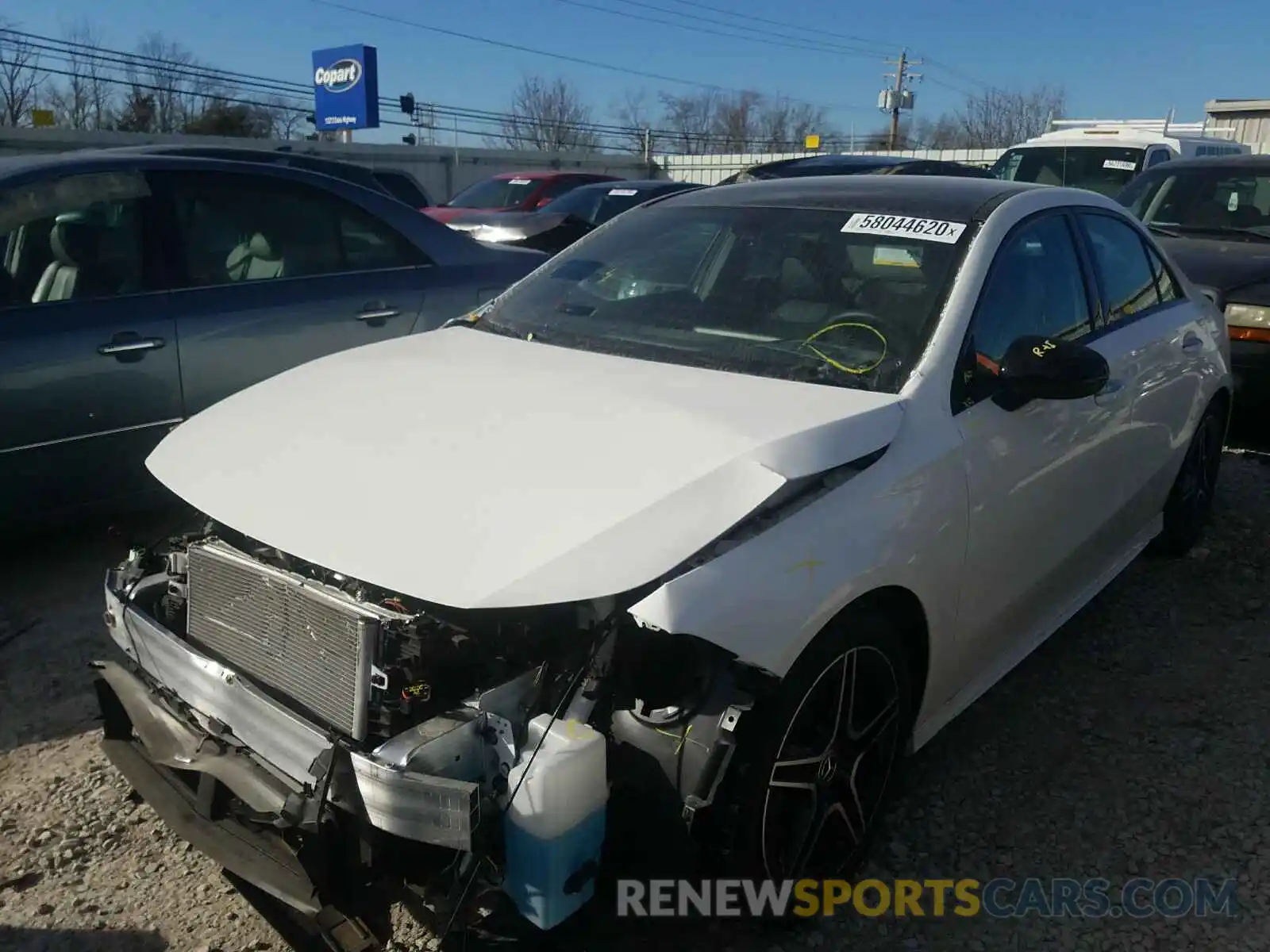 2 Photograph of a damaged car W1K3G4FB7LJ215274 MERCEDES-BENZ A 220 4MAT 2020