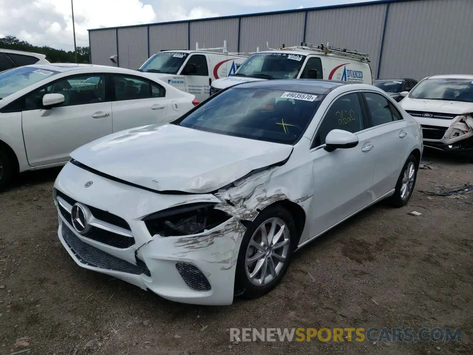 2 Photograph of a damaged car WDD3G4EB0LW040564 MERCEDES-BENZ A 220 4MAT 2020