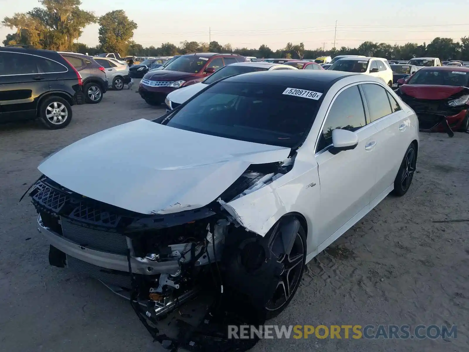 2 Photograph of a damaged car W1K3G5BB6LJ234829 MERCEDES-BENZ A 35 AMG 2020