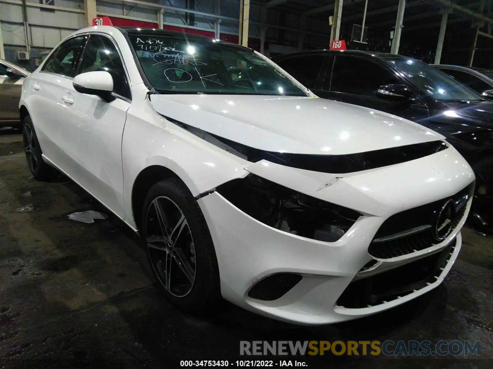 1 Photograph of a damaged car 00D3G4EB3KW020629 MERCEDES-BENZ A-CLASS 2019