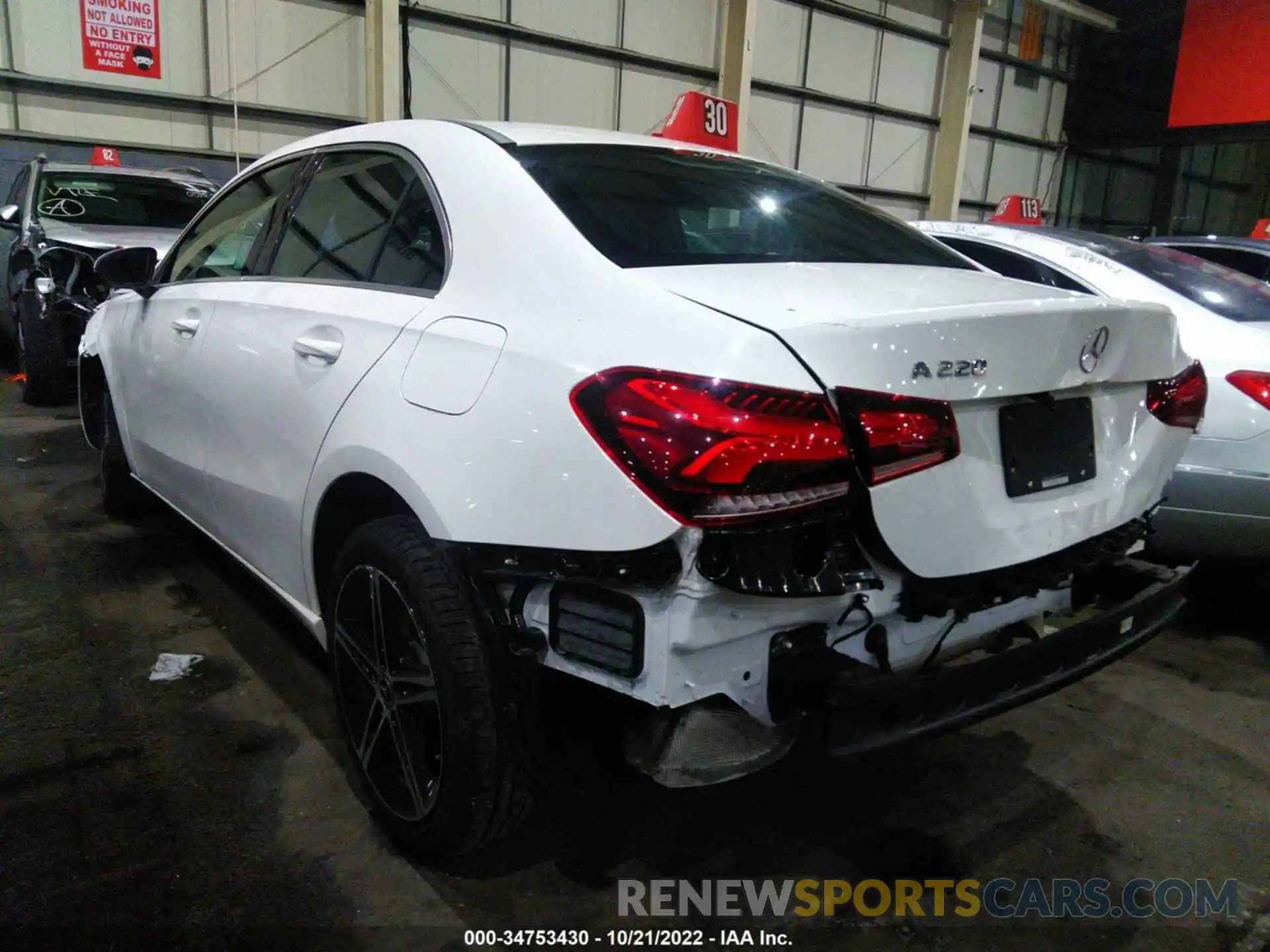 3 Photograph of a damaged car 00D3G4EB3KW020629 MERCEDES-BENZ A-CLASS 2019