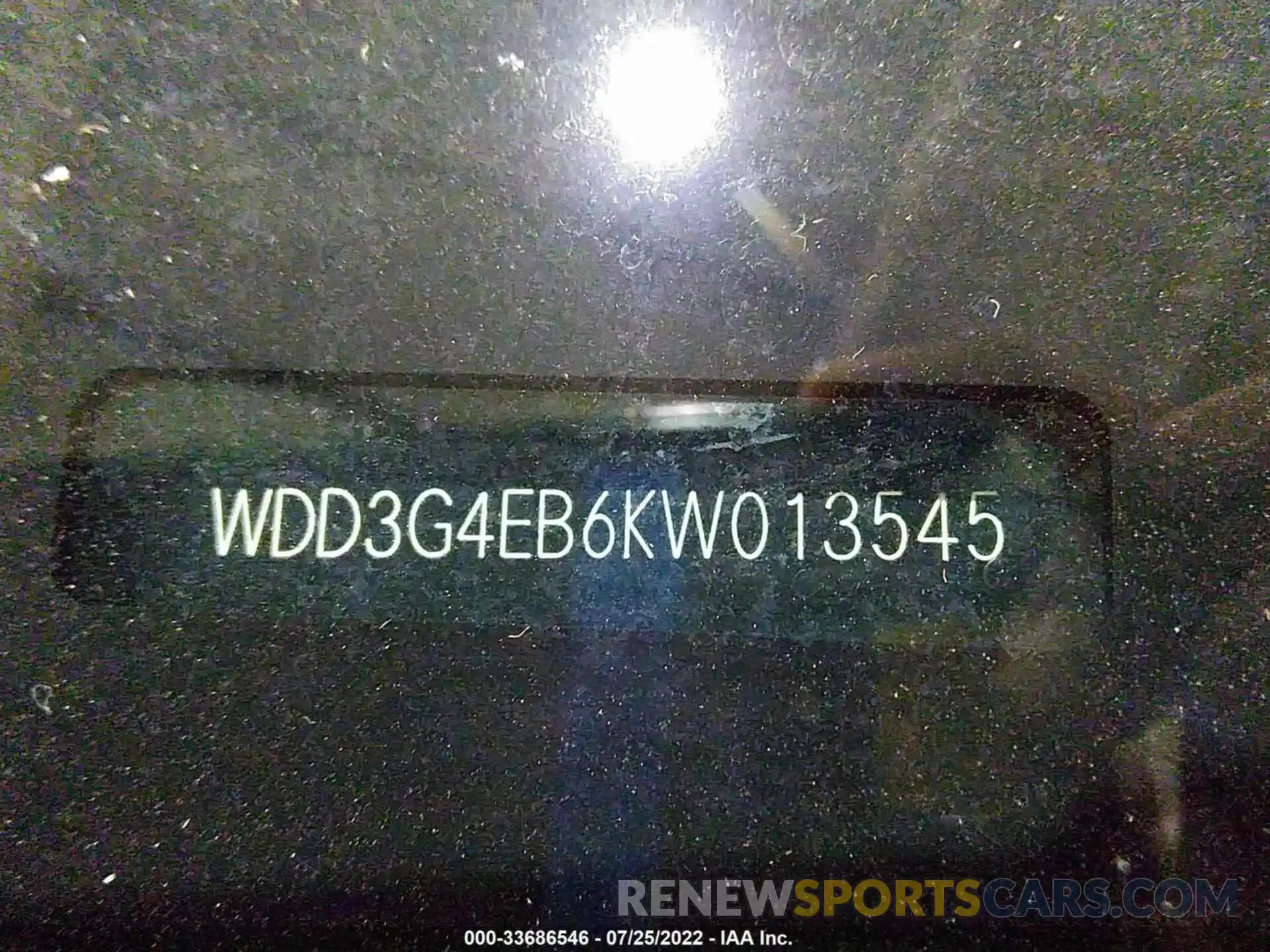 9 Фотография поврежденного автомобиля 00D3G4EB6KW013545 MERCEDES-BENZ A-CLASS 2019