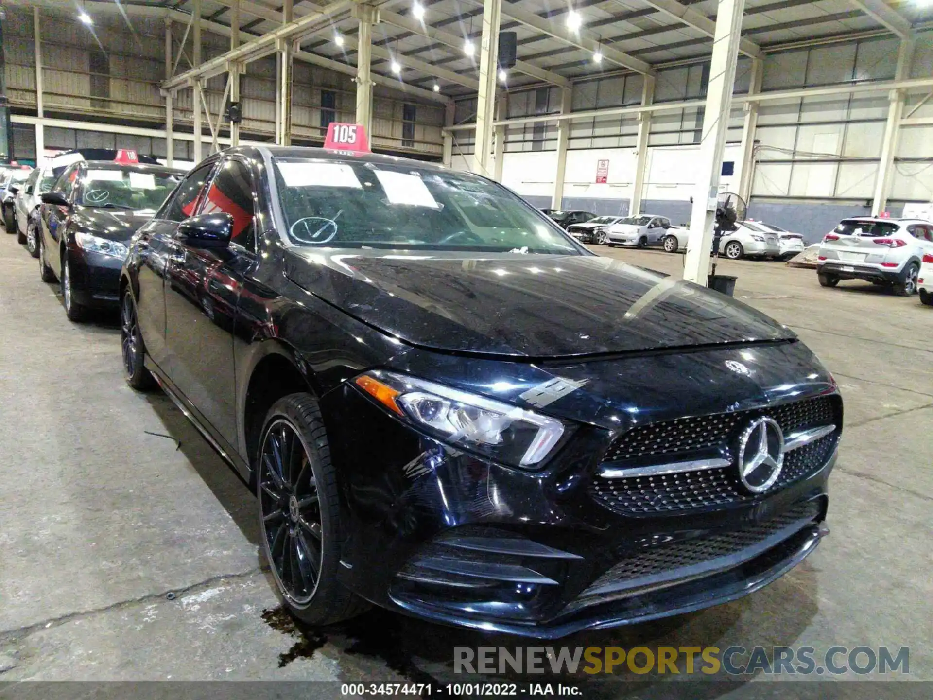 1 Photograph of a damaged car 00D3G4EBXKW024273 MERCEDES-BENZ A-CLASS 2019