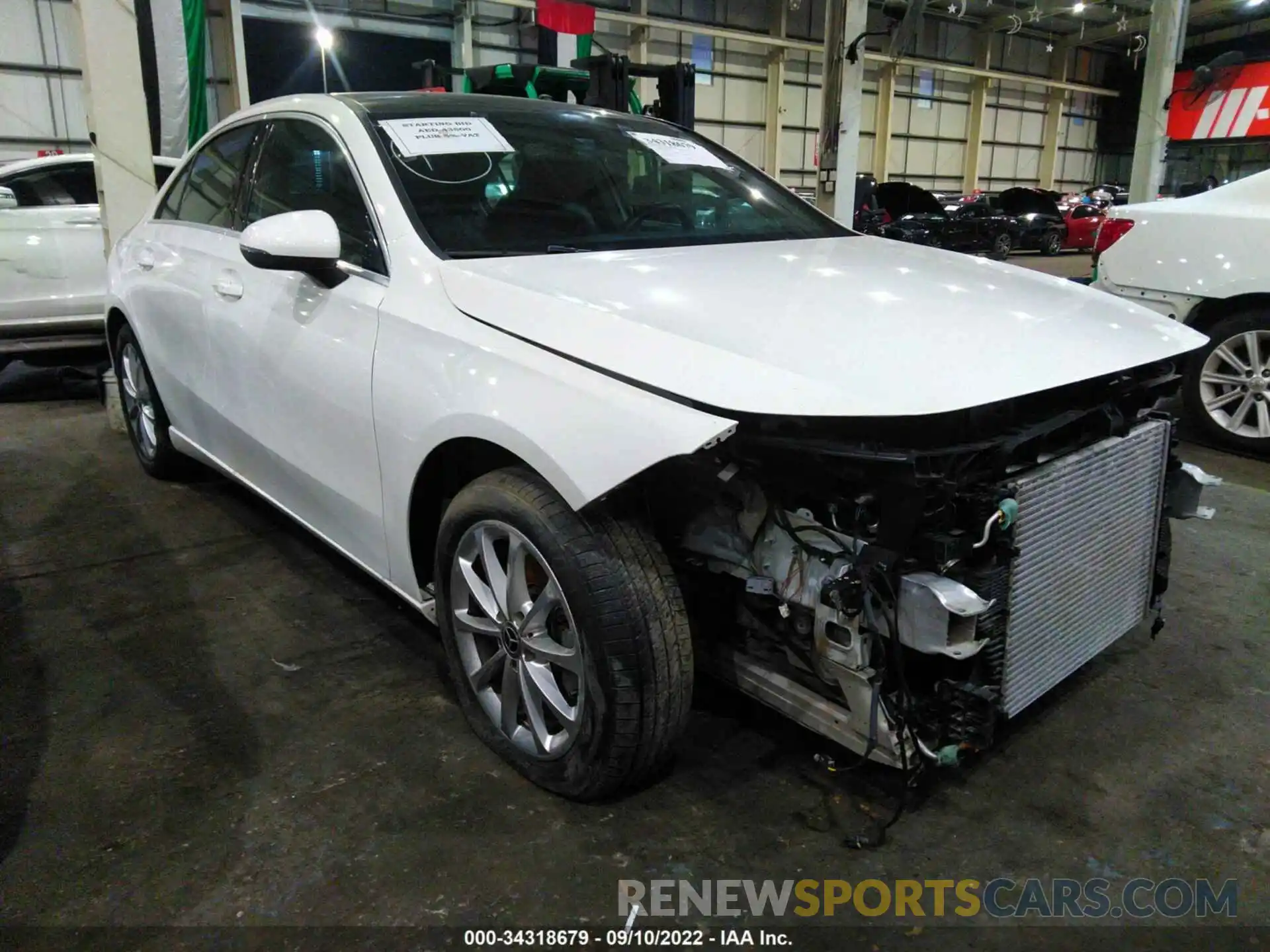 1 Photograph of a damaged car 00D3G4FB5KW026821 MERCEDES-BENZ A-CLASS 2019