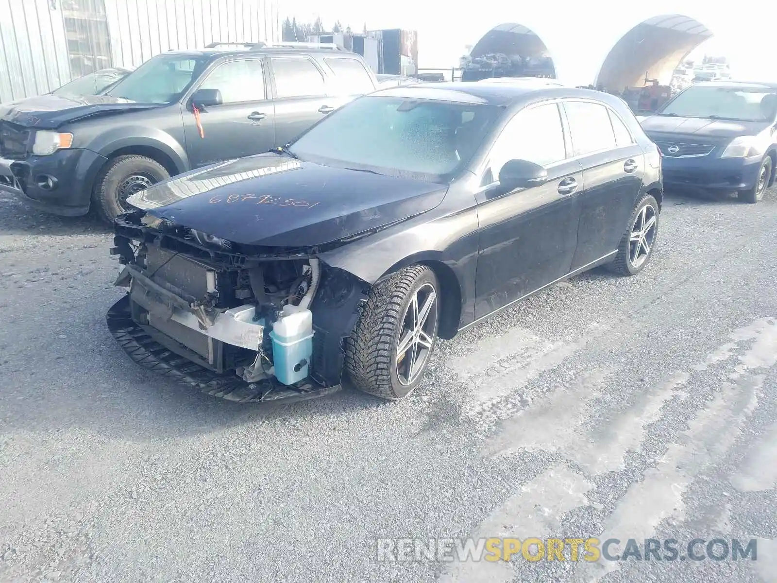 2 Photograph of a damaged car WDD3F4GB7KJ065943 MERCEDES-BENZ A-CLASS 2019