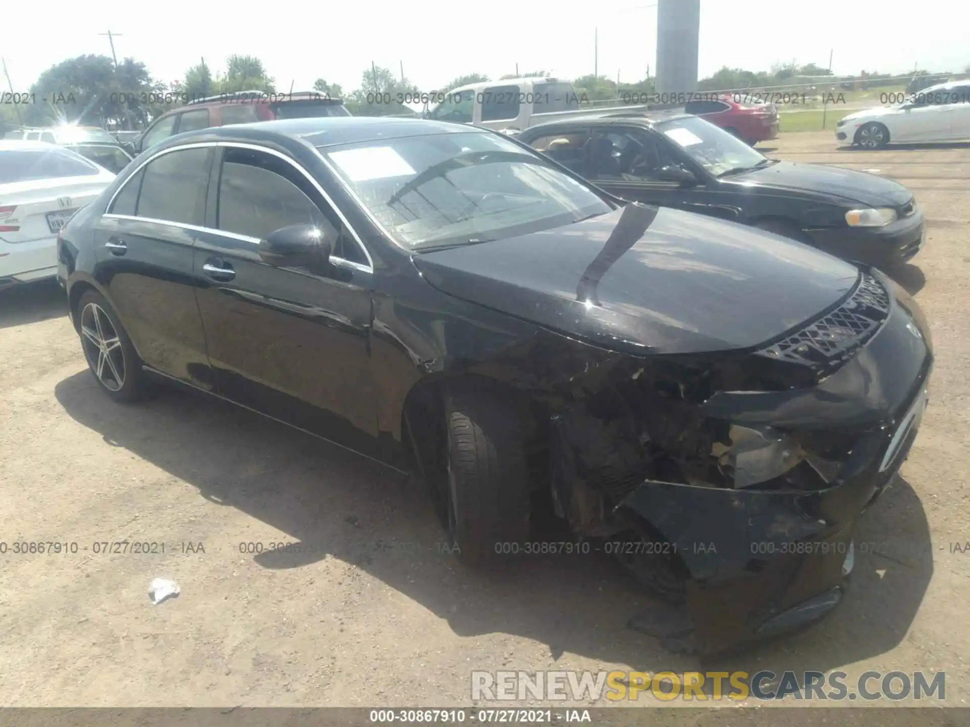 1 Photograph of a damaged car WDD3G4EB0KW020927 MERCEDES-BENZ A-CLASS 2019