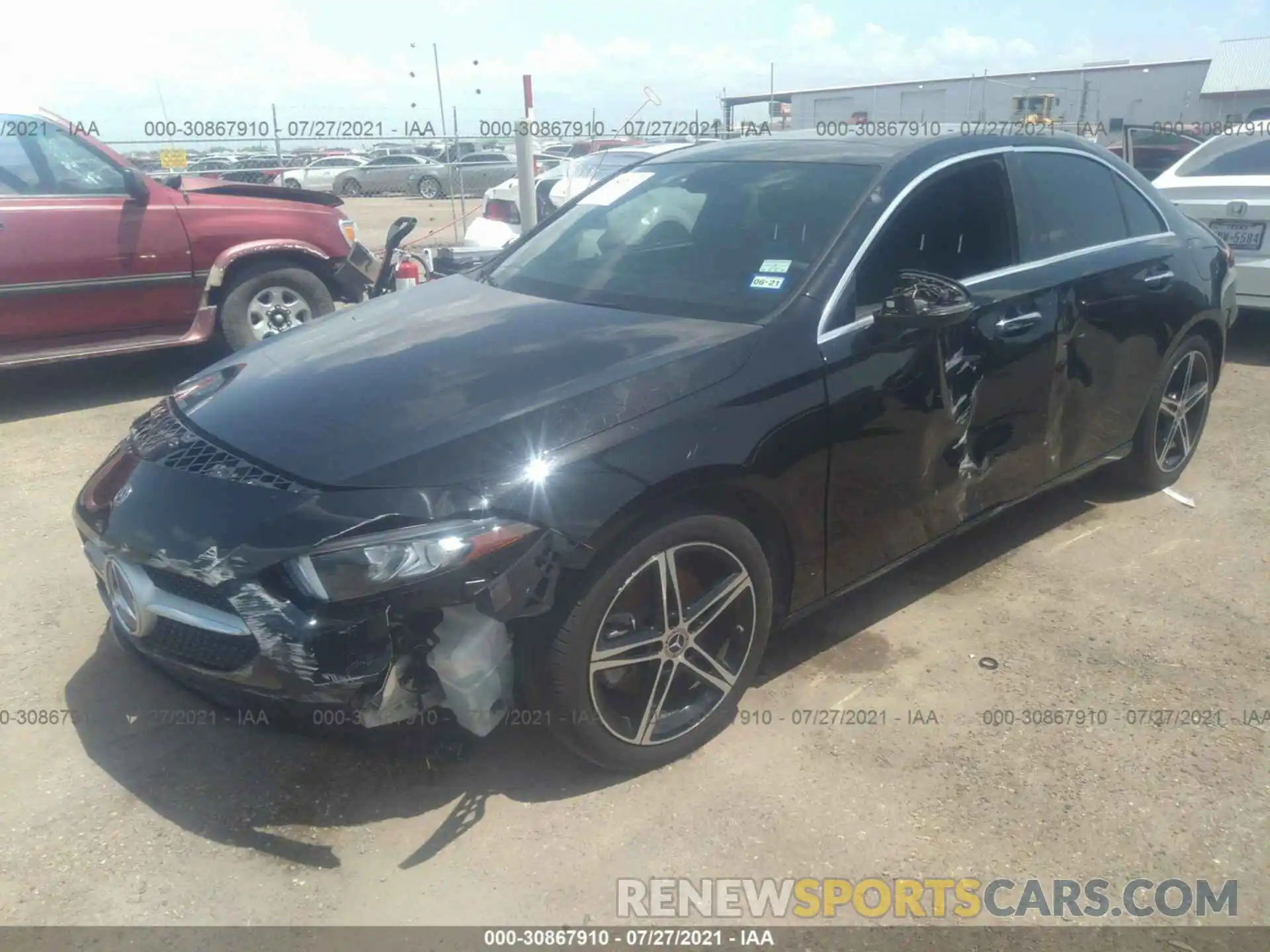 2 Photograph of a damaged car WDD3G4EB0KW020927 MERCEDES-BENZ A-CLASS 2019