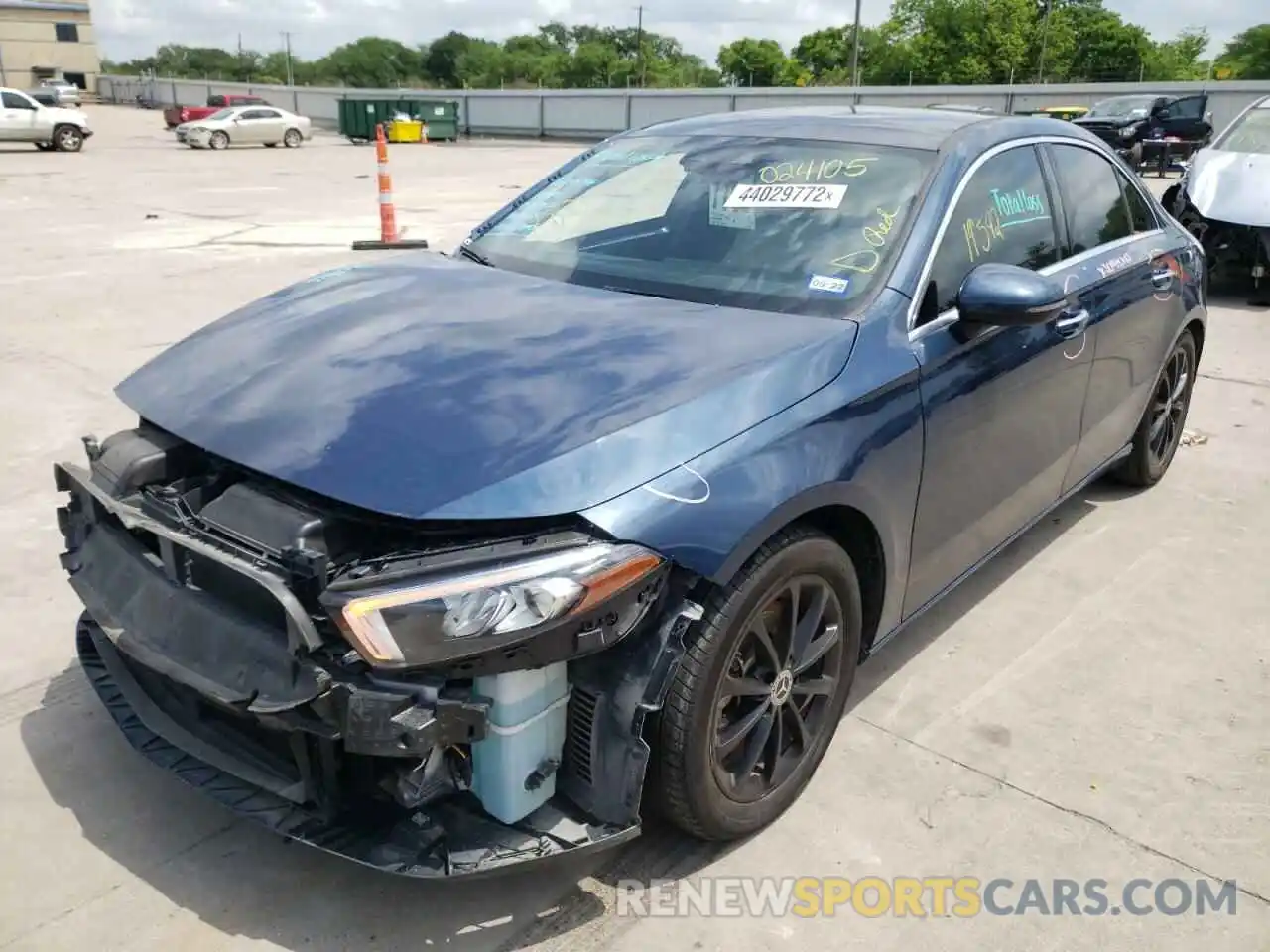 2 Photograph of a damaged car WDD3G4EB0KW024105 MERCEDES-BENZ A-CLASS 2019