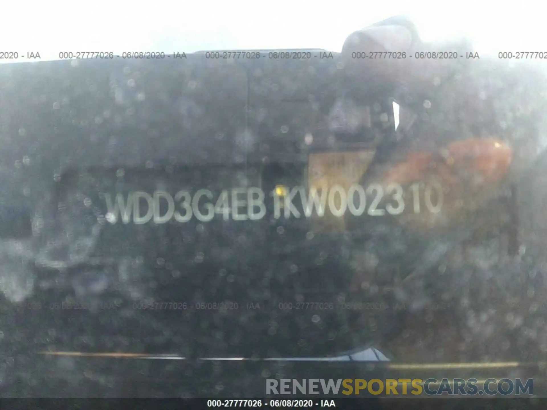 9 Photograph of a damaged car WDD3G4EB1KW002310 MERCEDES-BENZ A-CLASS 2019