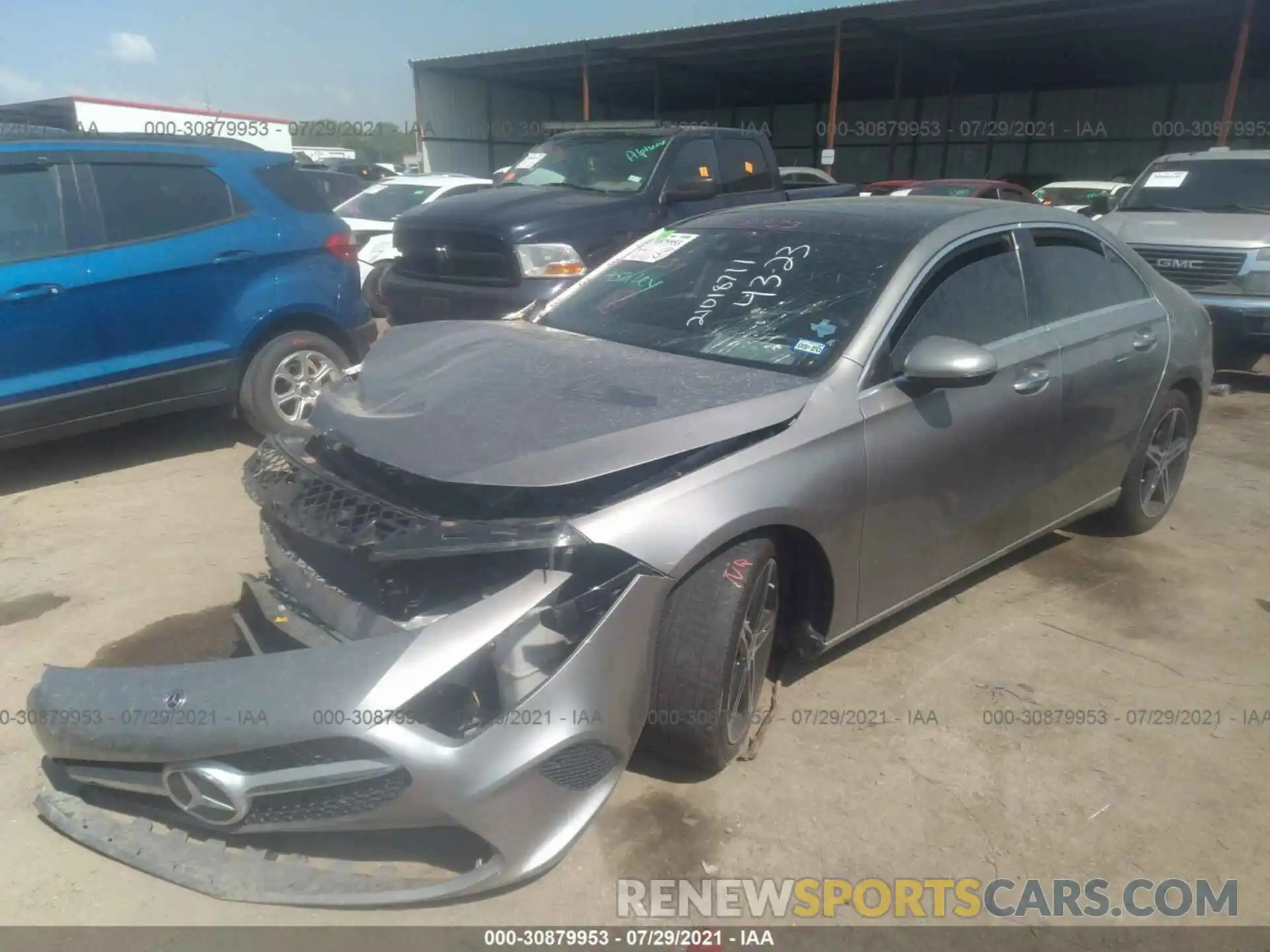 2 Photograph of a damaged car WDD3G4EB1KW018331 MERCEDES-BENZ A-CLASS 2019