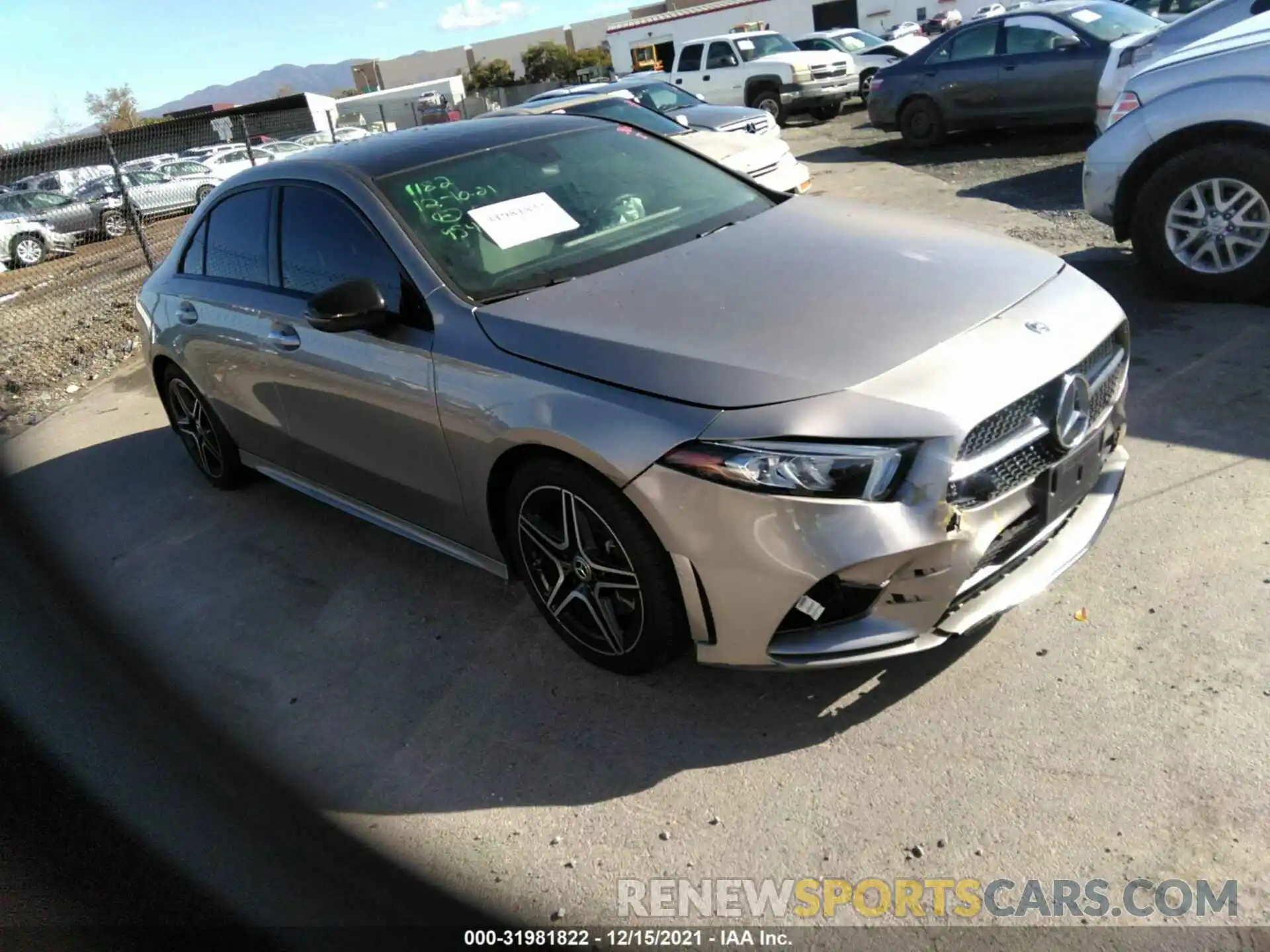 1 Photograph of a damaged car WDD3G4EB1KW019544 MERCEDES-BENZ A-CLASS 2019