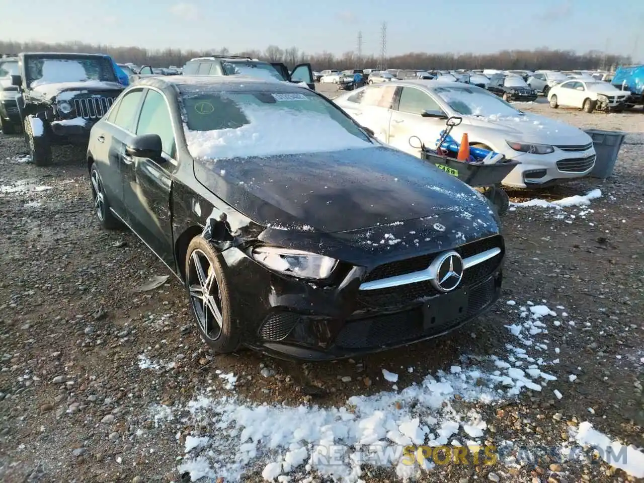 1 Photograph of a damaged car WDD3G4EB1KW019981 MERCEDES-BENZ A-CLASS 2019