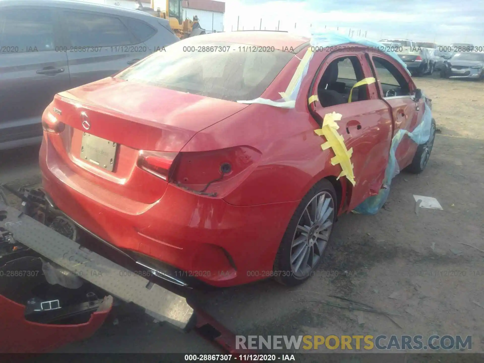 4 Photograph of a damaged car WDD3G4EB1KW020189 MERCEDES-BENZ A-CLASS 2019