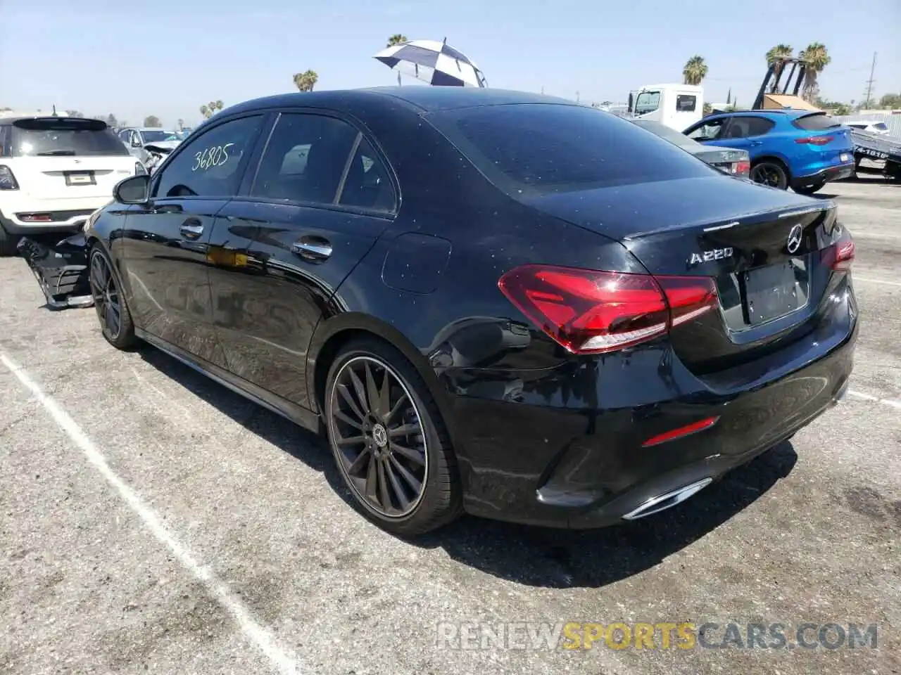 3 Photograph of a damaged car WDD3G4EB1KW026302 MERCEDES-BENZ A-CLASS 2019