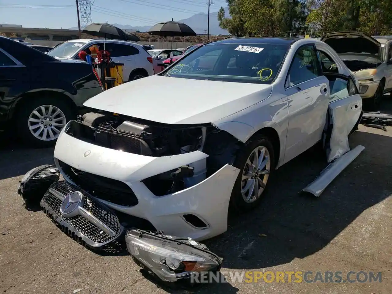 2 Photograph of a damaged car WDD3G4EB1KW027594 MERCEDES-BENZ A-CLASS 2019