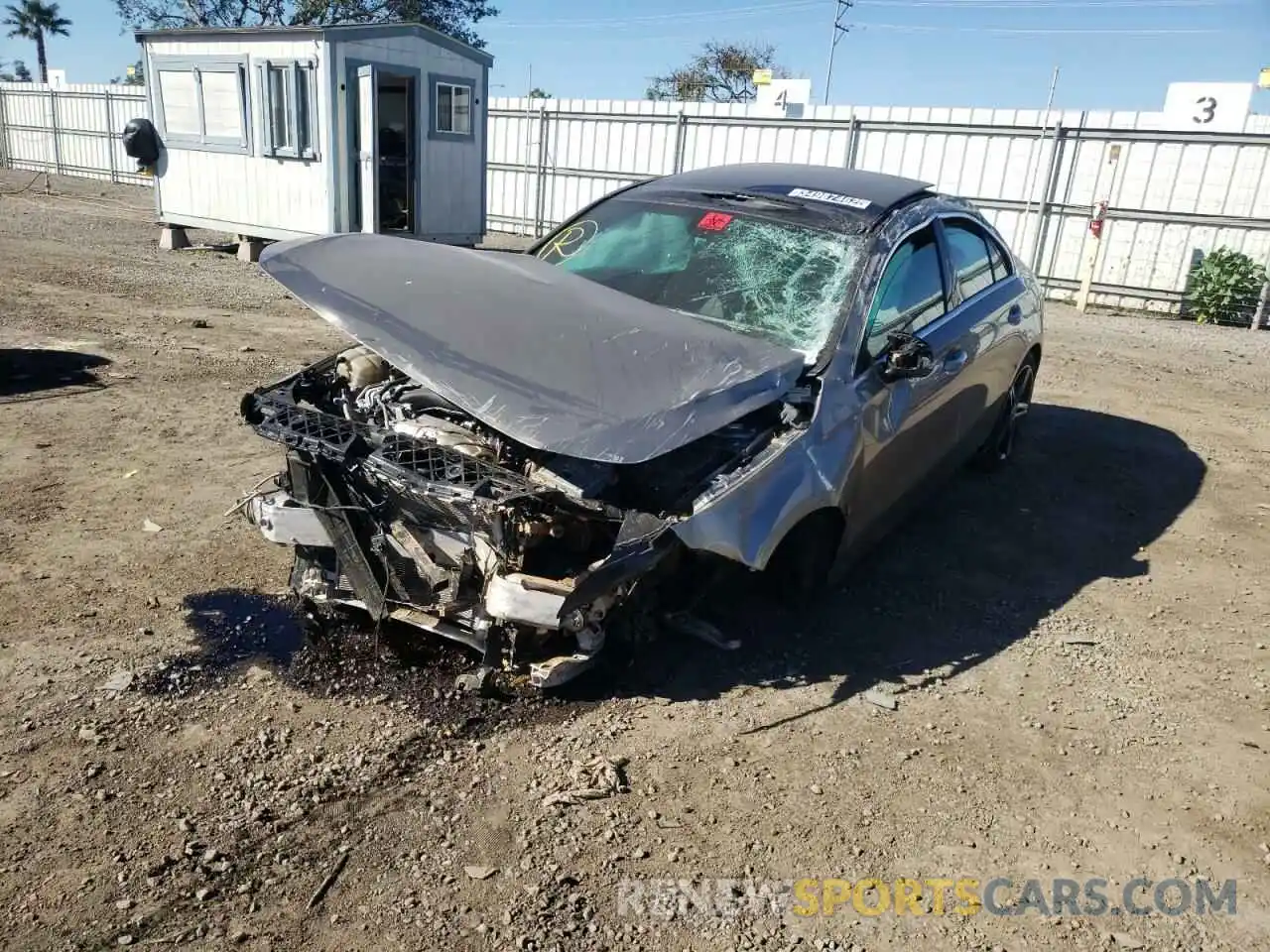 2 Photograph of a damaged car WDD3G4EB1KW031774 MERCEDES-BENZ A-CLASS 2019