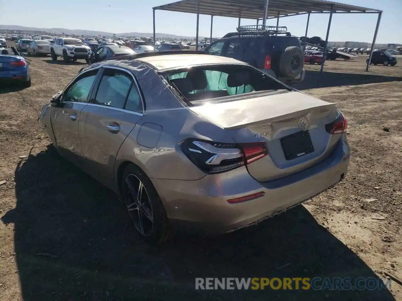 3 Photograph of a damaged car WDD3G4EB1KW031774 MERCEDES-BENZ A-CLASS 2019