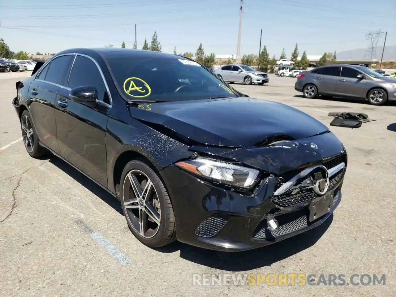 1 Photograph of a damaged car WDD3G4EB2KW016328 MERCEDES-BENZ A-CLASS 2019