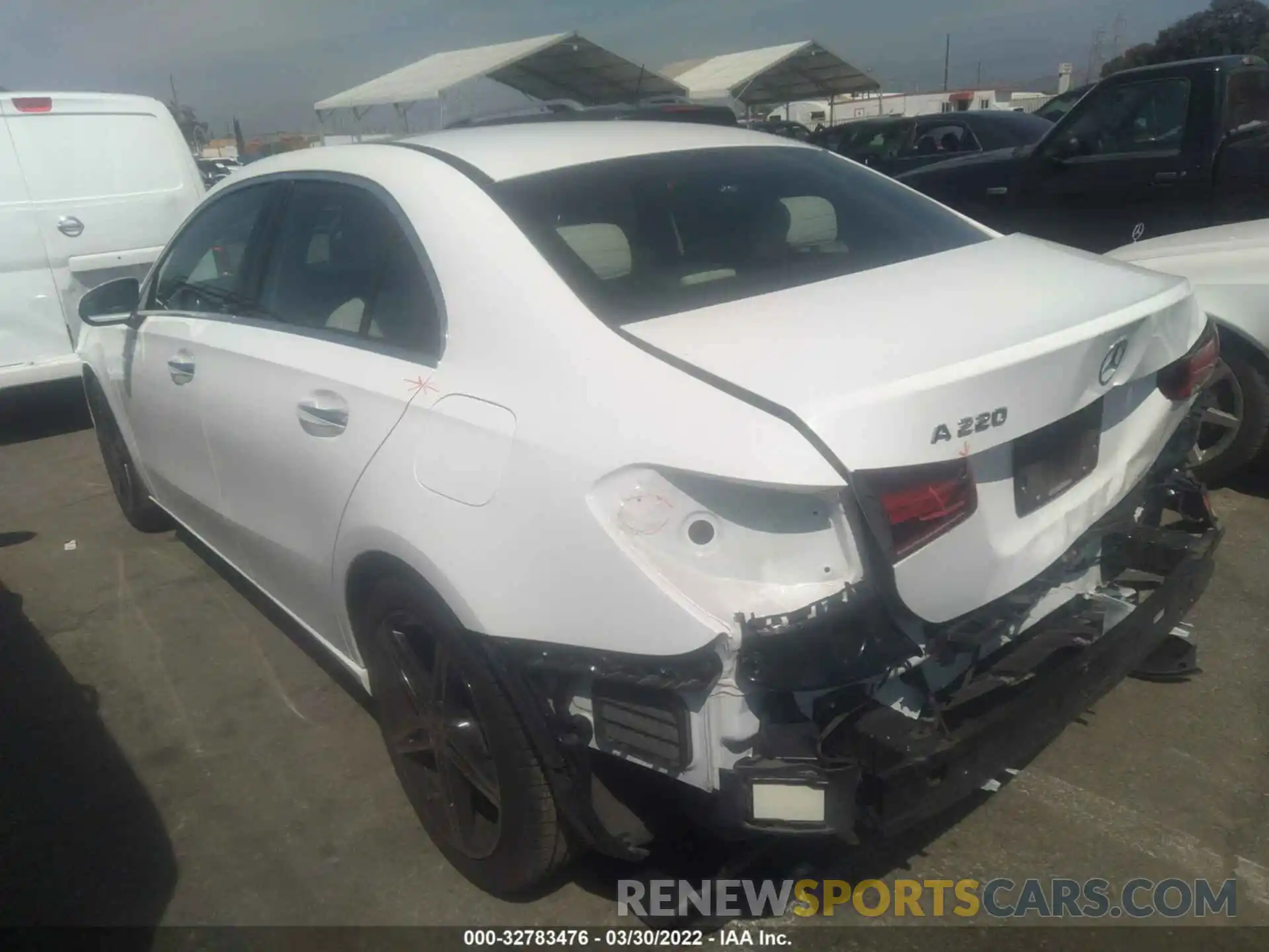 3 Photograph of a damaged car WDD3G4EB2KW020864 MERCEDES-BENZ A-CLASS 2019