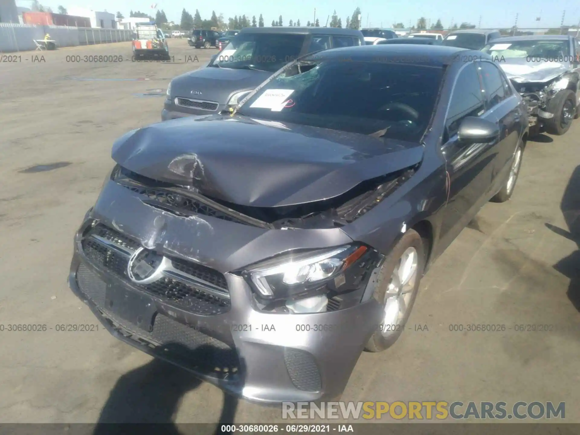 2 Photograph of a damaged car WDD3G4EB2KW021254 MERCEDES-BENZ A-CLASS 2019