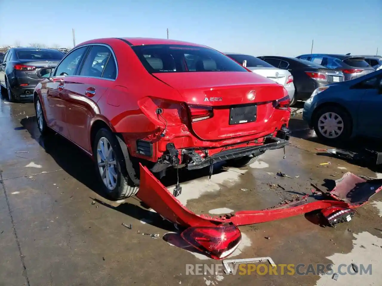 3 Photograph of a damaged car WDD3G4EB2KW024221 MERCEDES-BENZ A-CLASS 2019