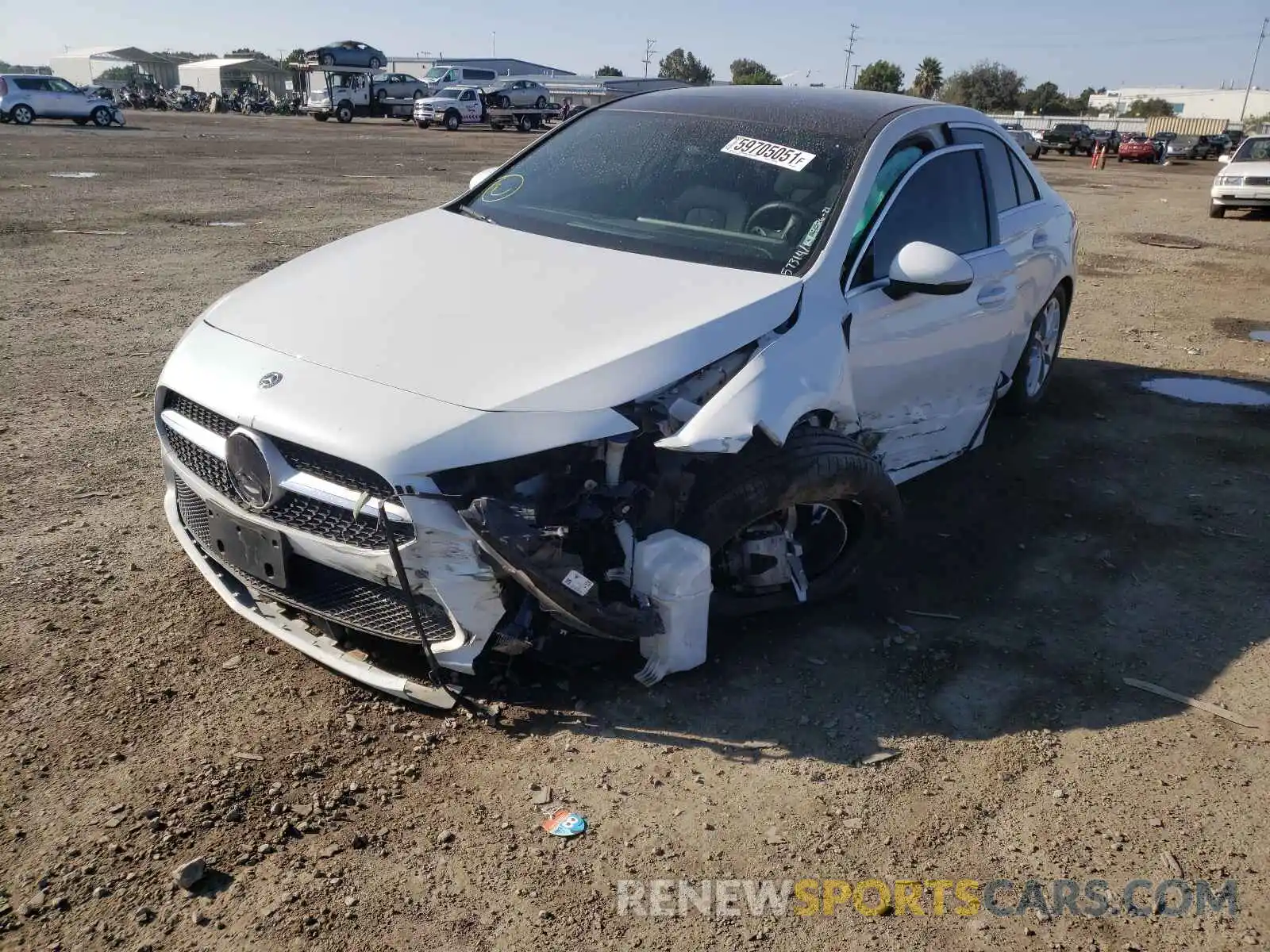 2 Photograph of a damaged car WDD3G4EB2KW024235 MERCEDES-BENZ A-CLASS 2019