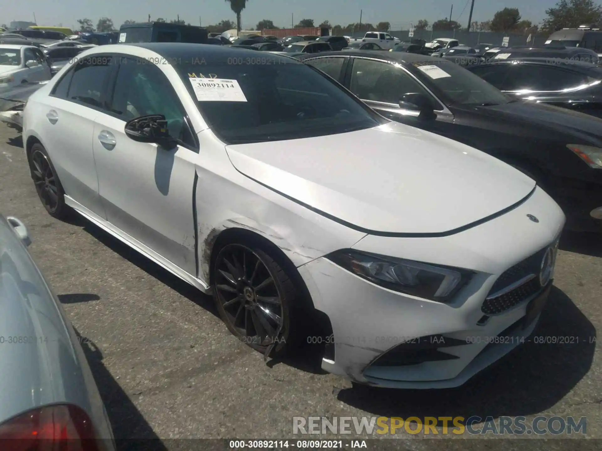 1 Photograph of a damaged car WDD3G4EB2KW025210 MERCEDES-BENZ A-CLASS 2019