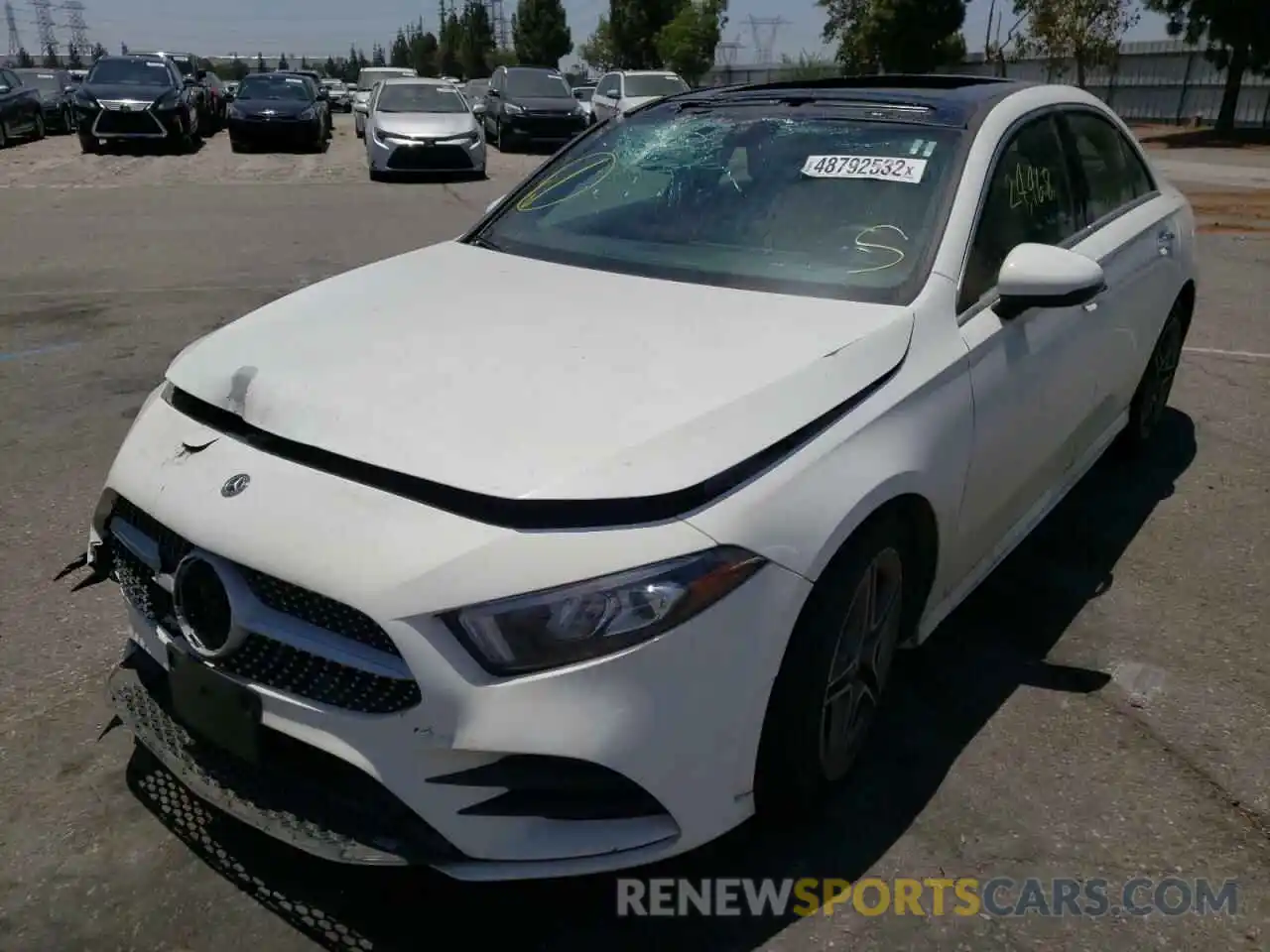 2 Photograph of a damaged car WDD3G4EB2KW031282 MERCEDES-BENZ A-CLASS 2019