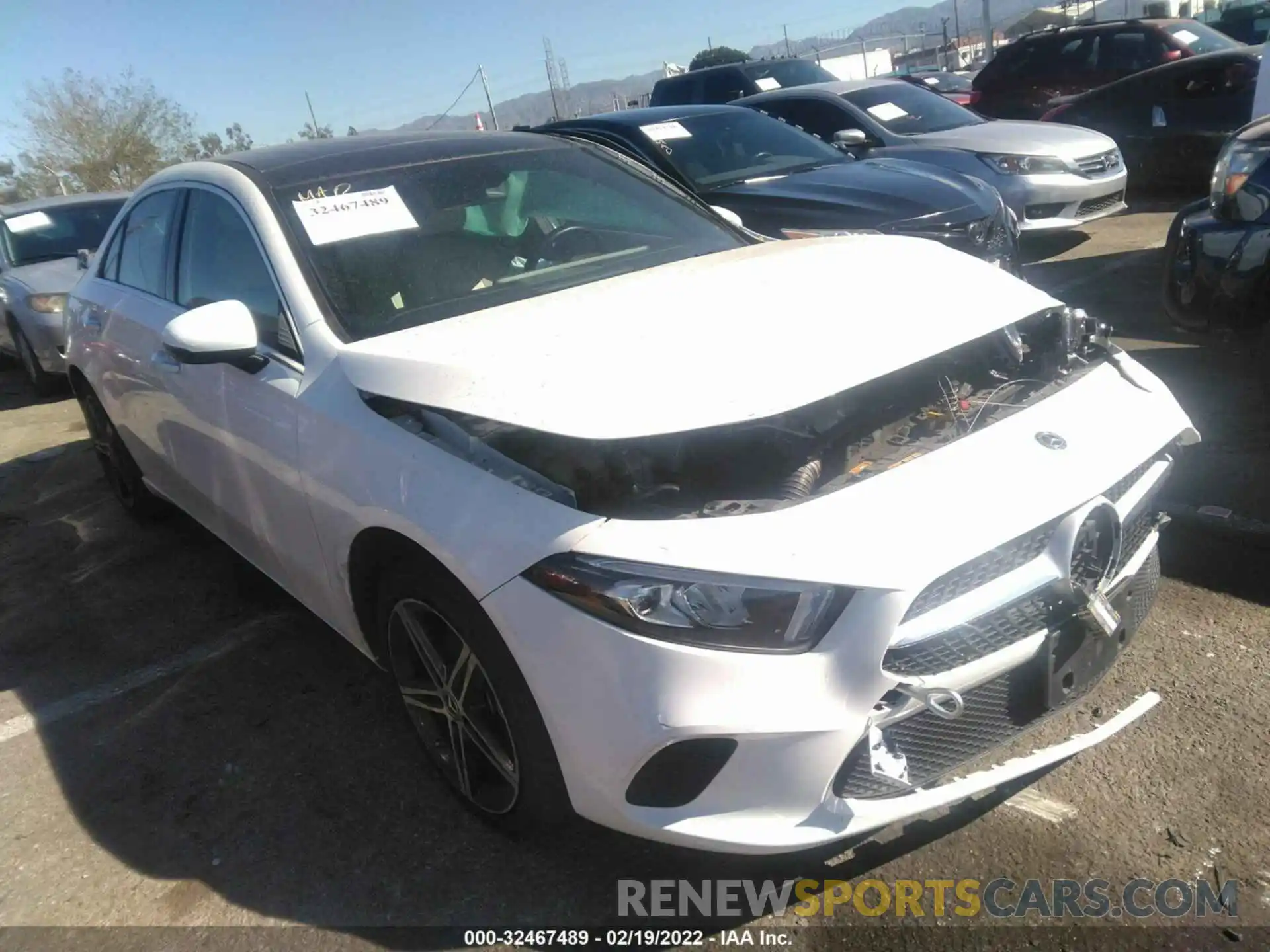 1 Photograph of a damaged car WDD3G4EB3KW012434 MERCEDES-BENZ A-CLASS 2019