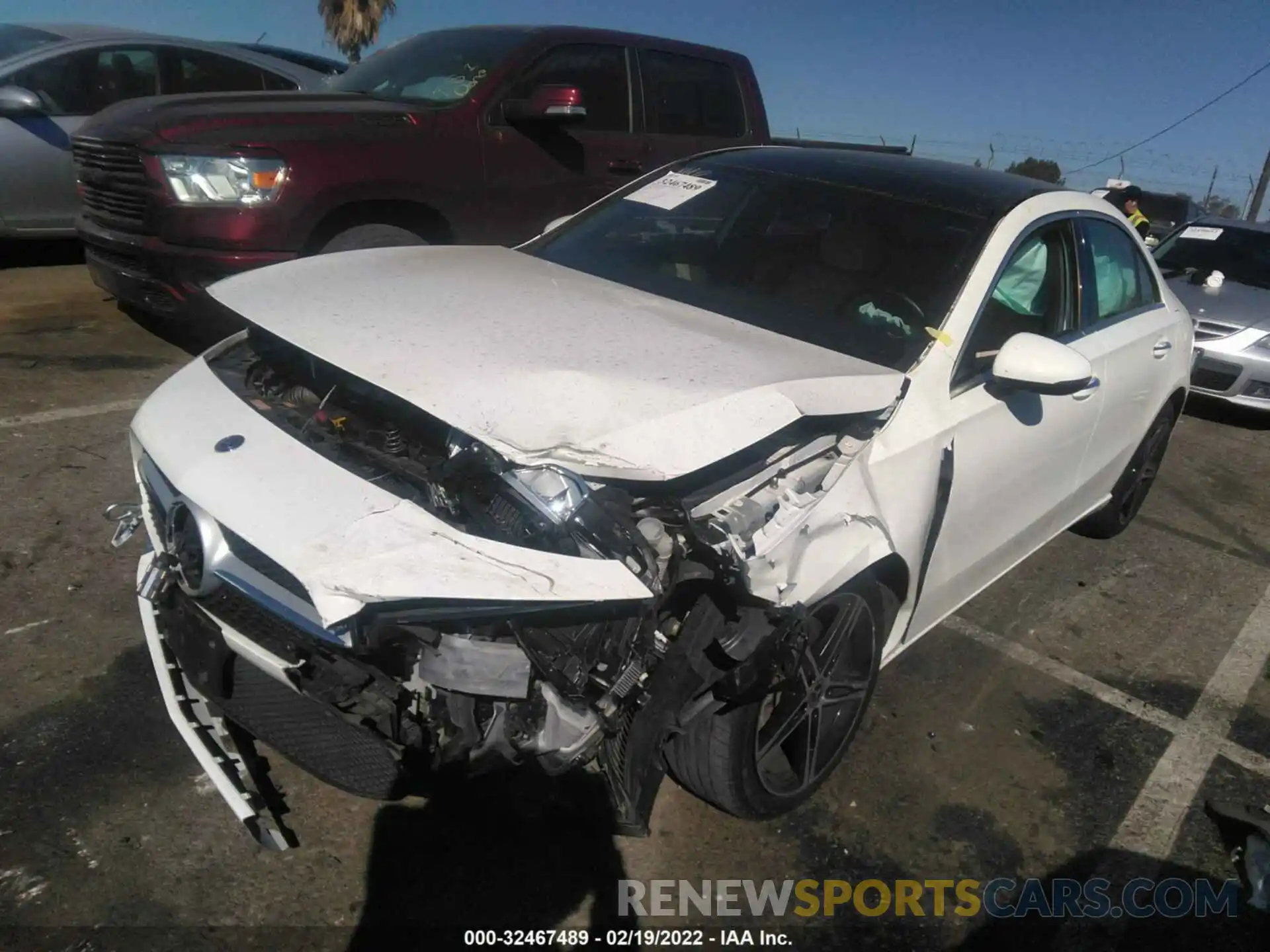 2 Photograph of a damaged car WDD3G4EB3KW012434 MERCEDES-BENZ A-CLASS 2019