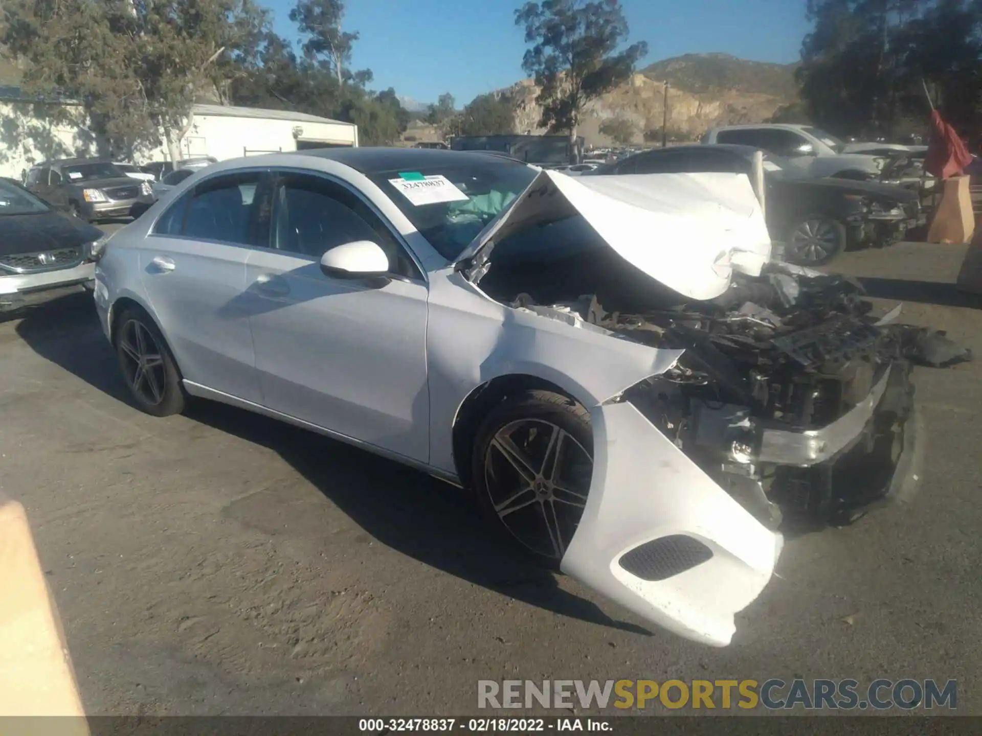 1 Photograph of a damaged car WDD3G4EB3KW020629 MERCEDES-BENZ A-CLASS 2019