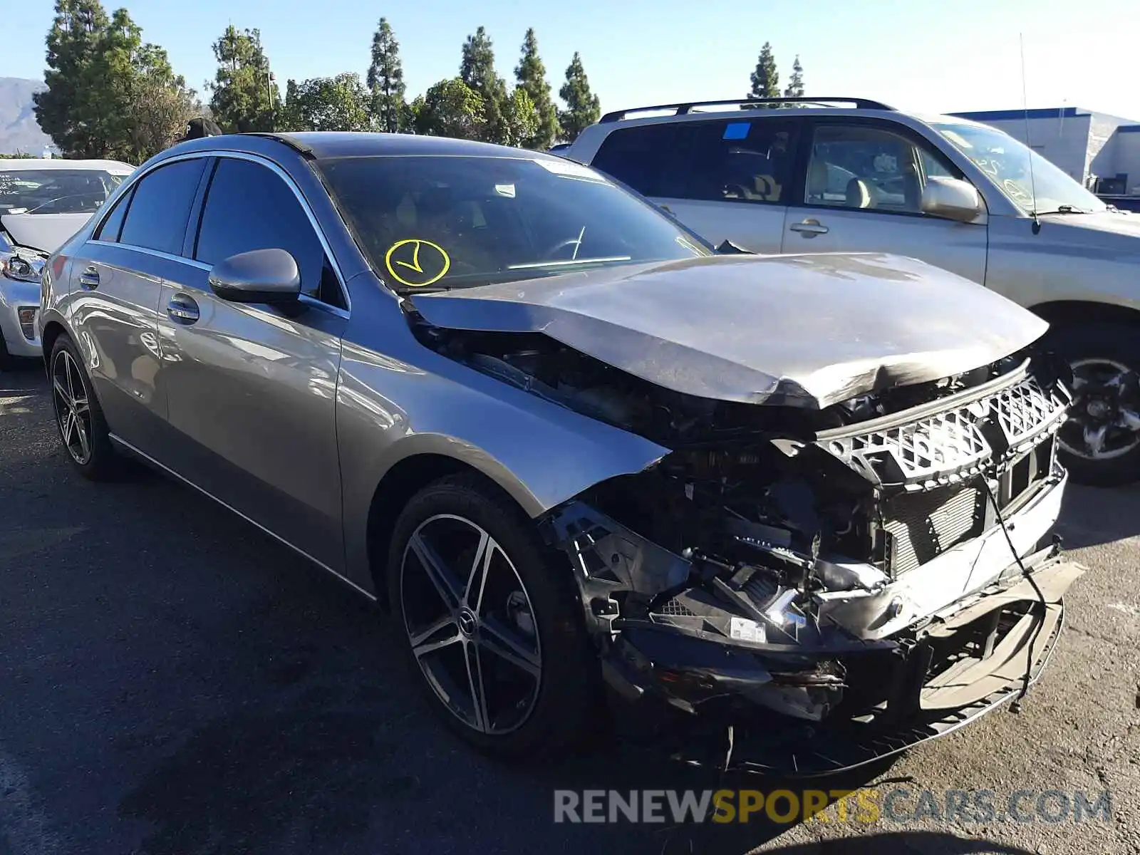 1 Photograph of a damaged car WDD3G4EB3KW021828 MERCEDES-BENZ A-CLASS 2019