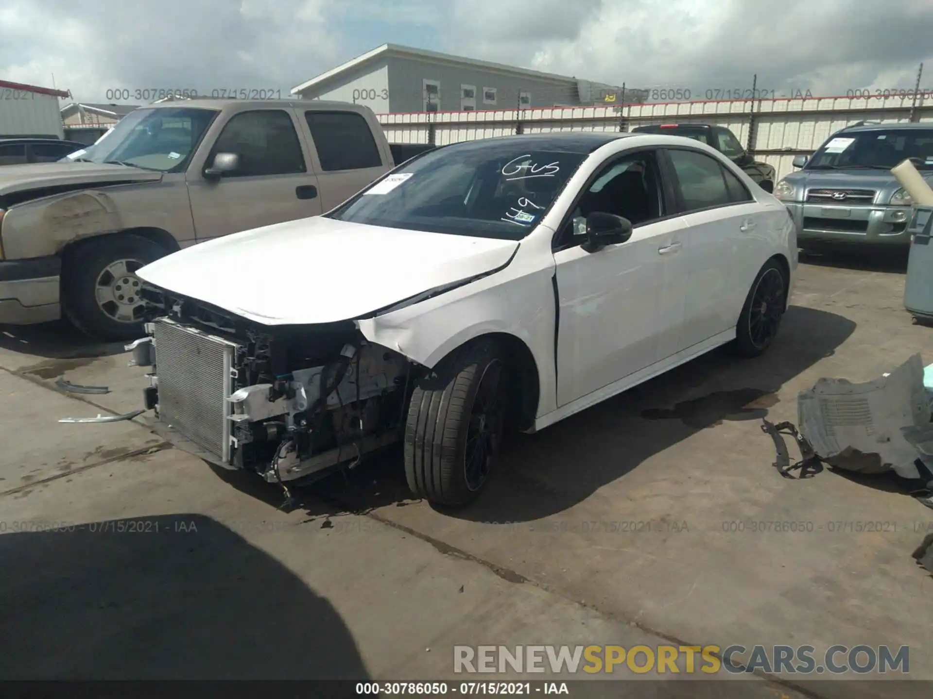 2 Photograph of a damaged car WDD3G4EB3KW022784 MERCEDES-BENZ A-CLASS 2019