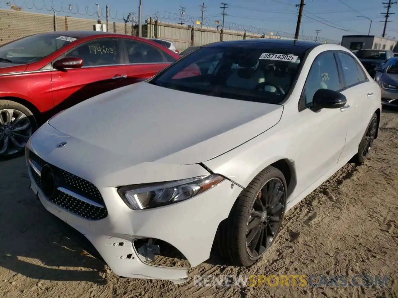 2 Photograph of a damaged car WDD3G4EB3KW022848 MERCEDES-BENZ A-CLASS 2019