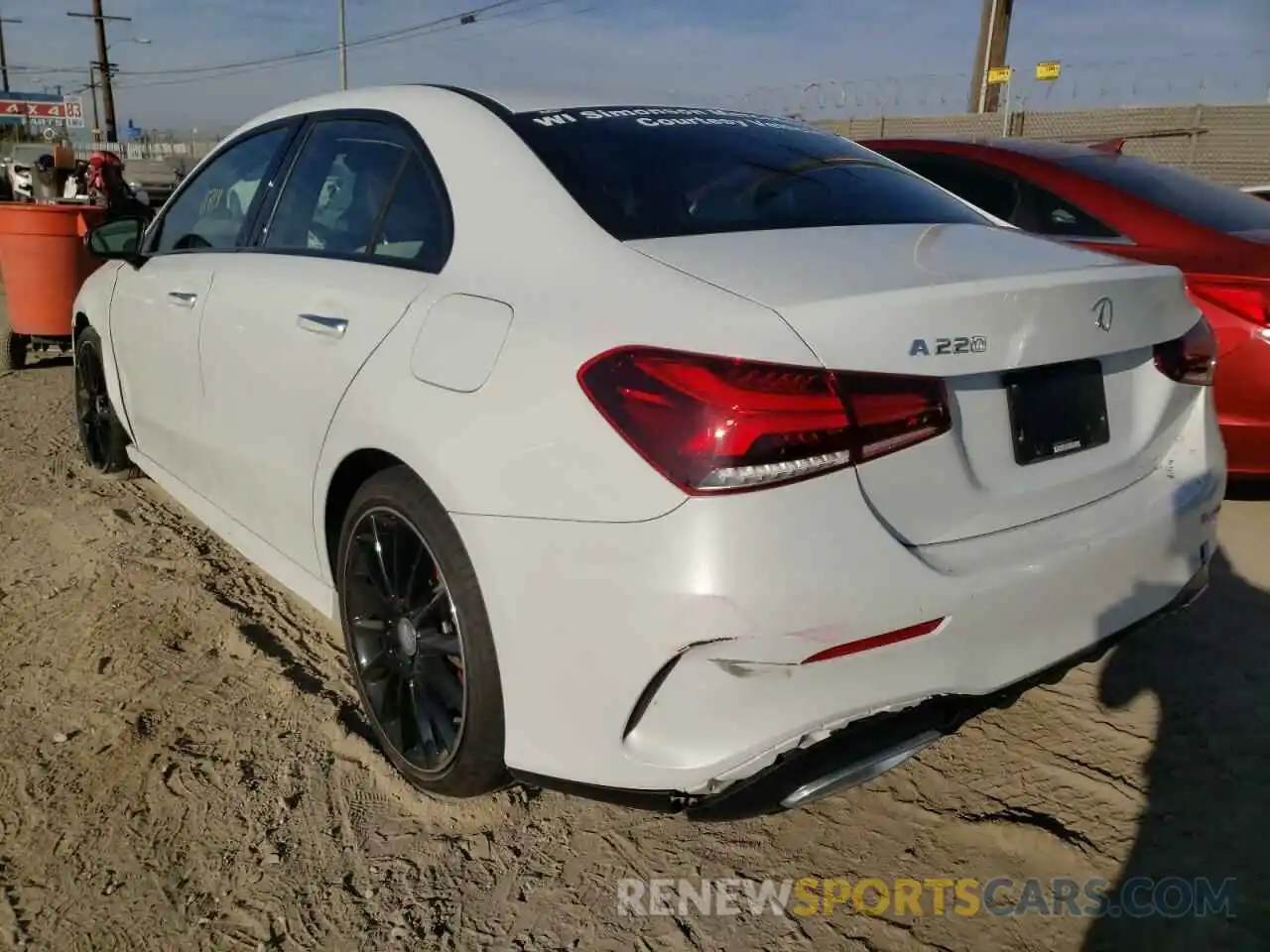 3 Photograph of a damaged car WDD3G4EB3KW022848 MERCEDES-BENZ A-CLASS 2019