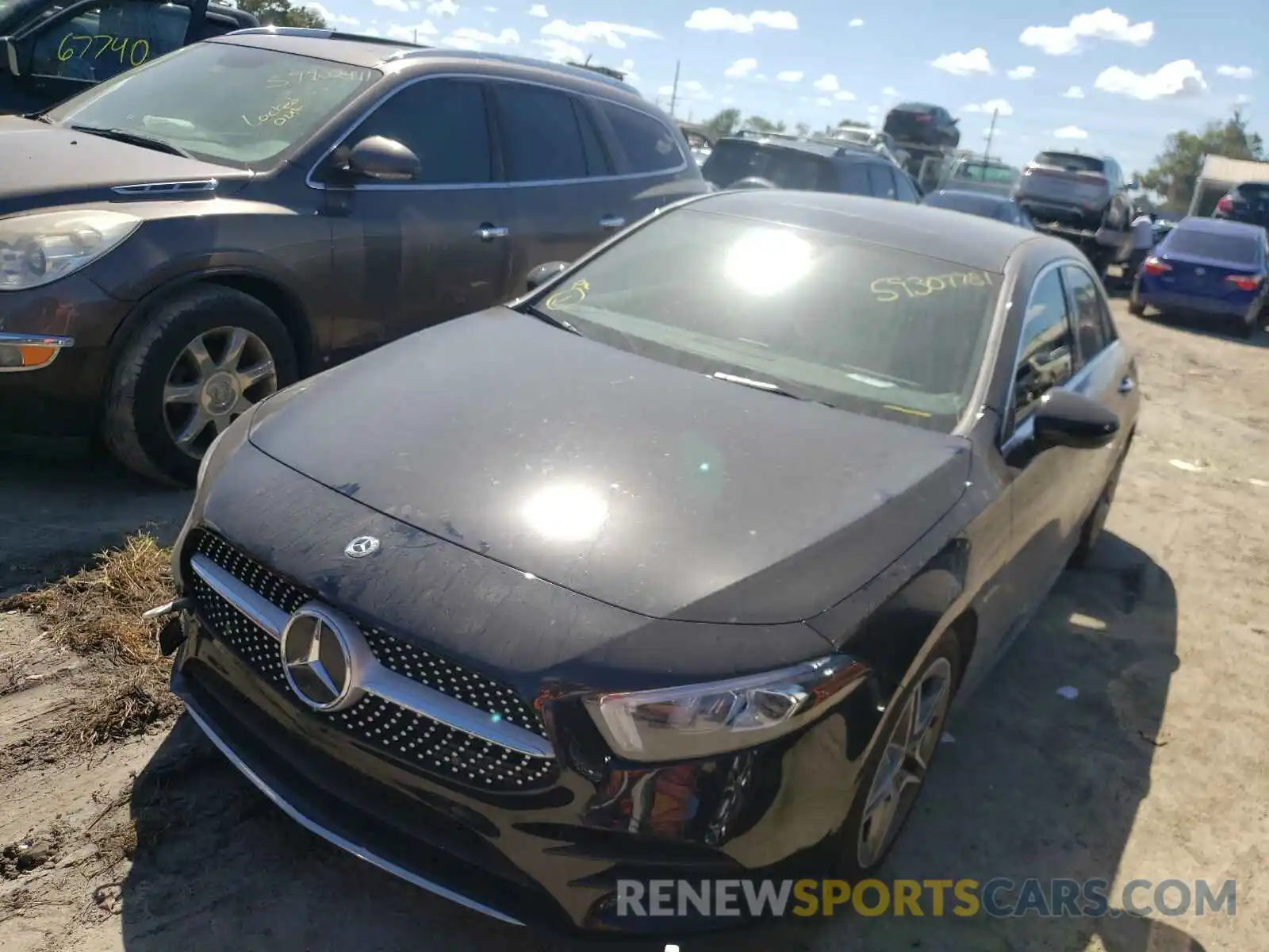 2 Photograph of a damaged car WDD3G4EB3KW035969 MERCEDES-BENZ A-CLASS 2019