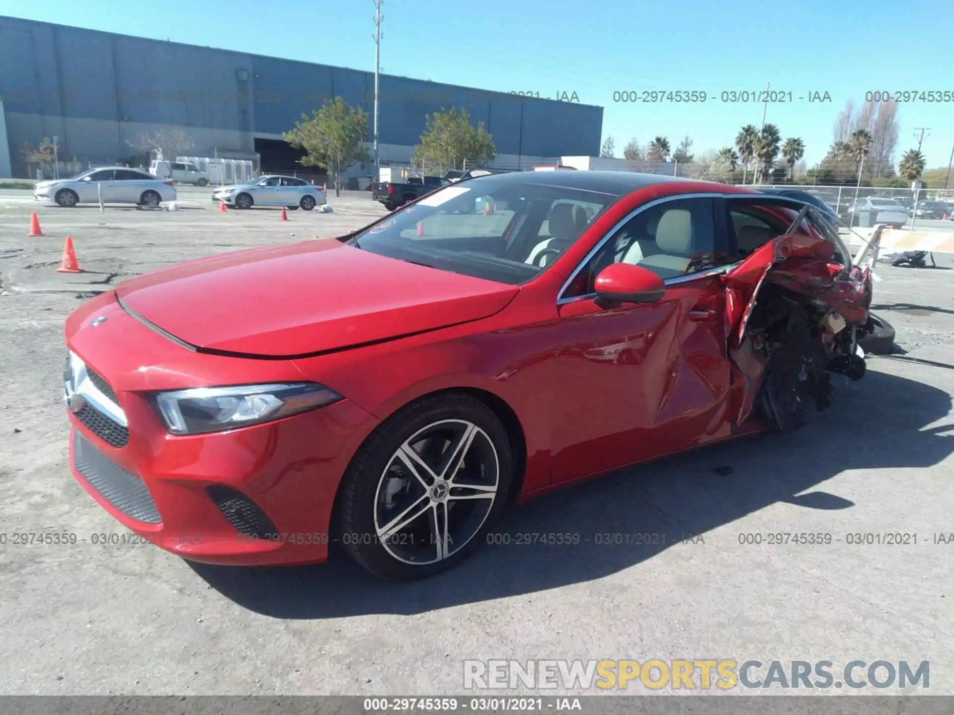 2 Photograph of a damaged car WDD3G4EB4KW022454 MERCEDES-BENZ A-CLASS 2019