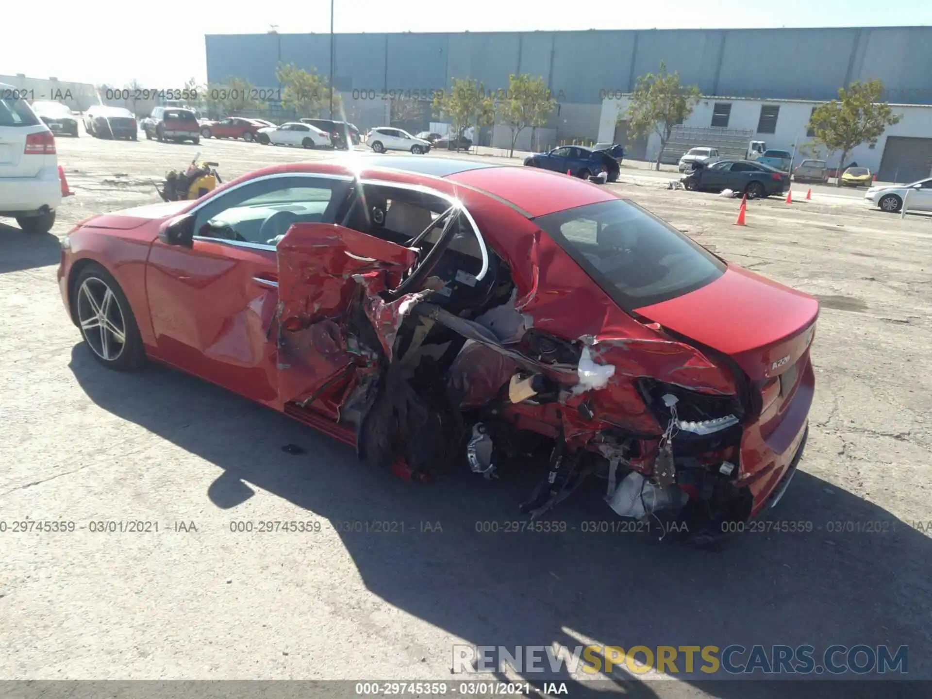 3 Photograph of a damaged car WDD3G4EB4KW022454 MERCEDES-BENZ A-CLASS 2019